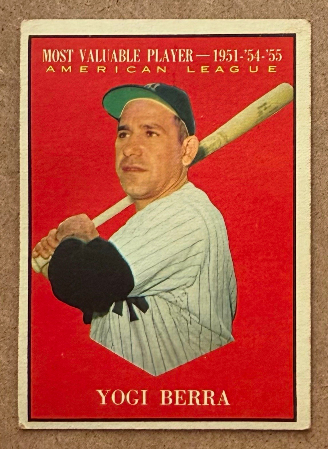 1961 Topps Most Valuable Players Yogi Berra #472 1961 Topps Most Valuable Players Yogi Berra #472