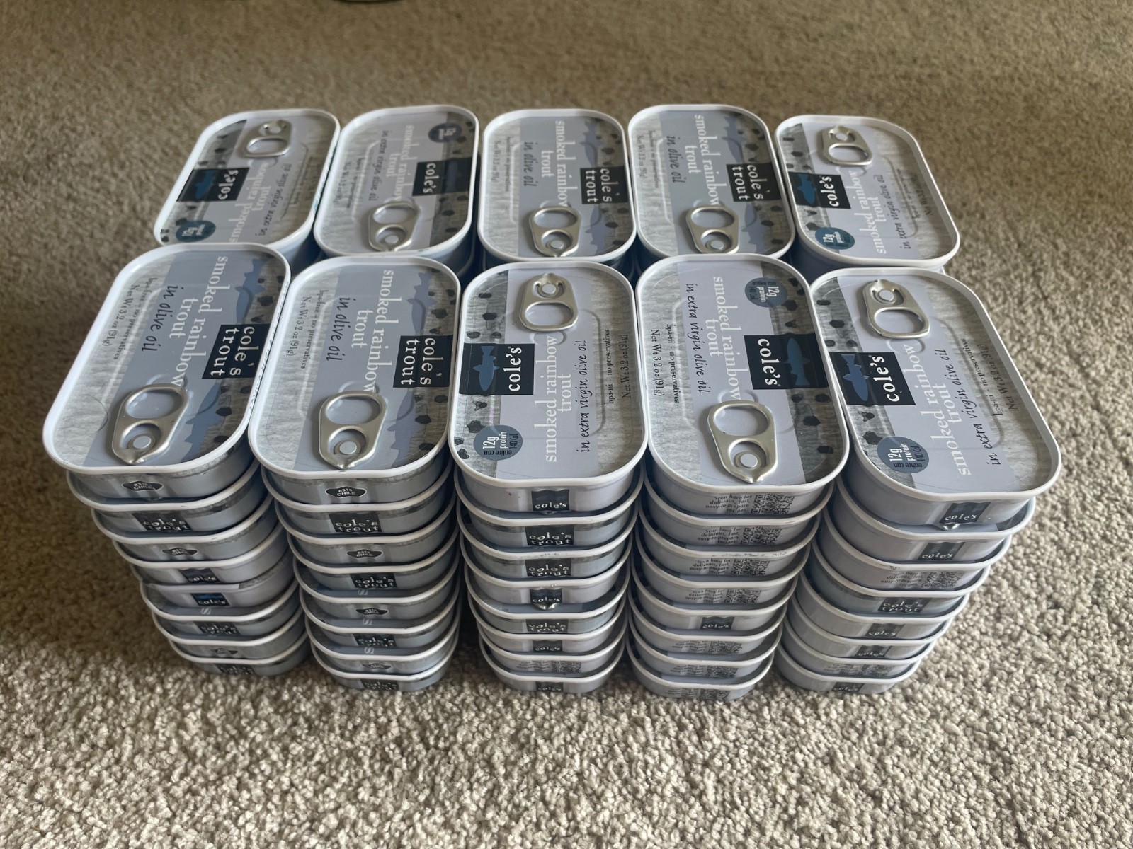 Coles Canned smoked rainbow trout brand new Coles Canned smoked rainbow trout brand new