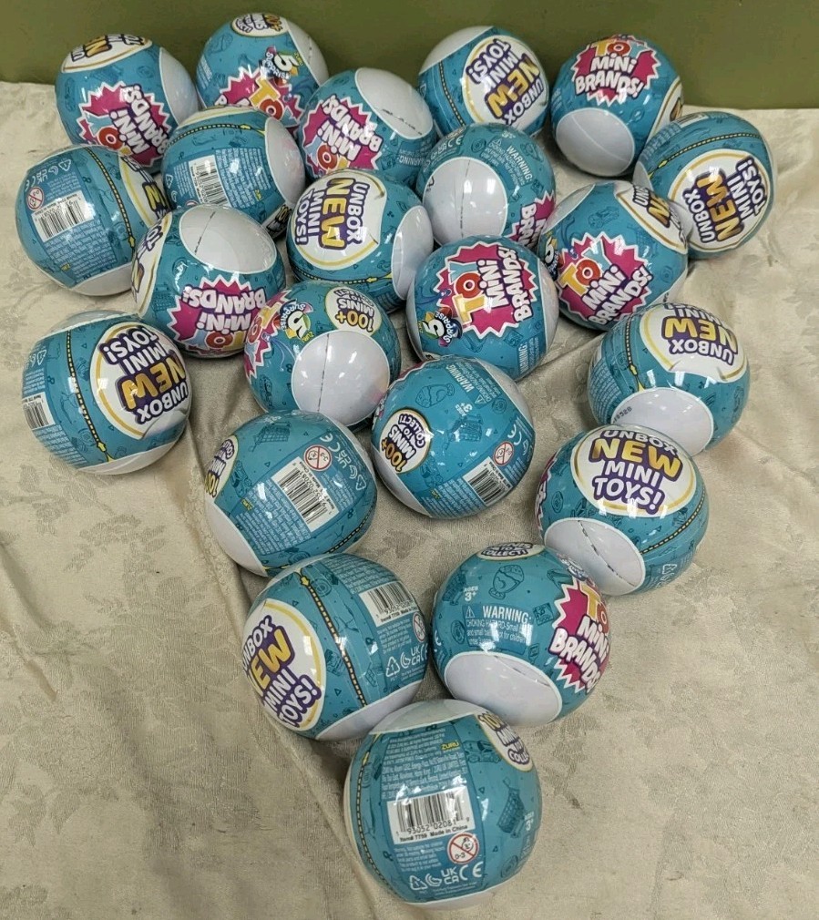 22 Lot Zuru 5 Surprise Toy Series 1 Mini Brands Ball Capsule Surprise NEW 22 Lot Zuru 5 Surprise Toy Series 1 Mini Brands Ball Capsule Surprise NEW