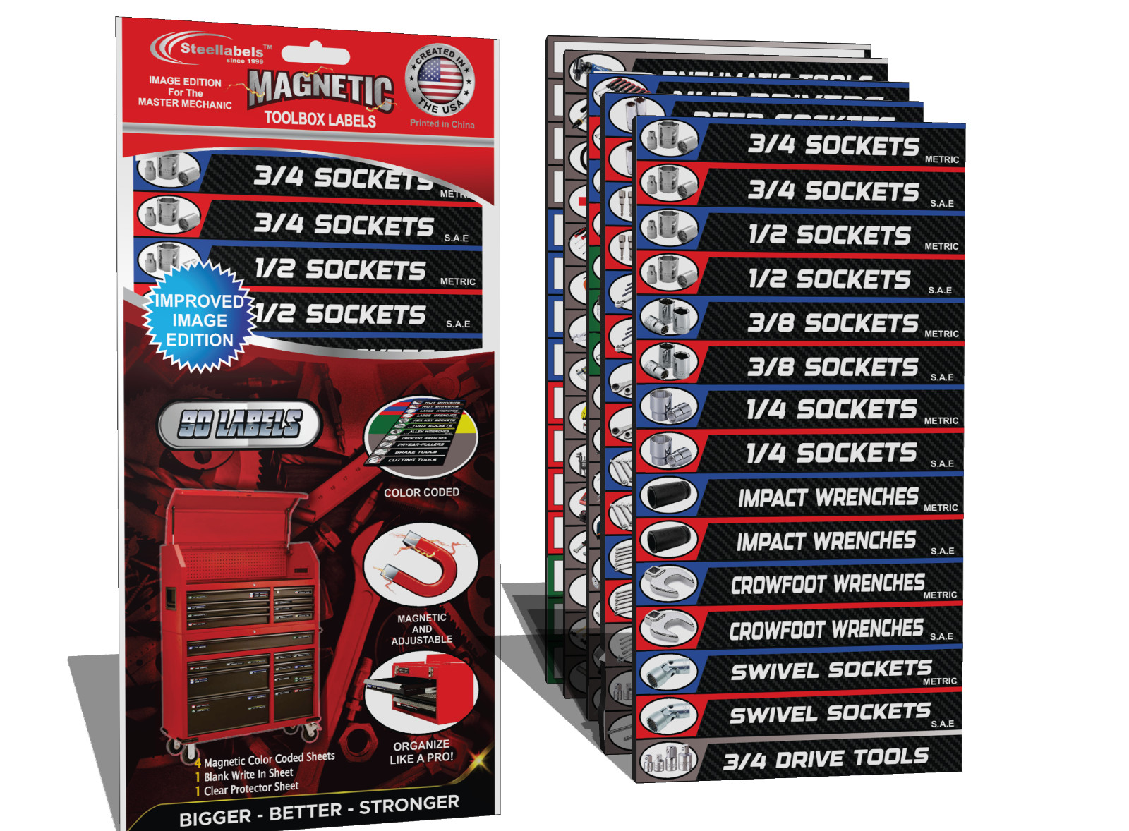 New Ultimate Magnetic Tool Box Labels (IMAGE) to fit all tool storage cabinets New Ultimate Magnetic Tool Box Labels (IMAGE) to fit all tool storage cabinets