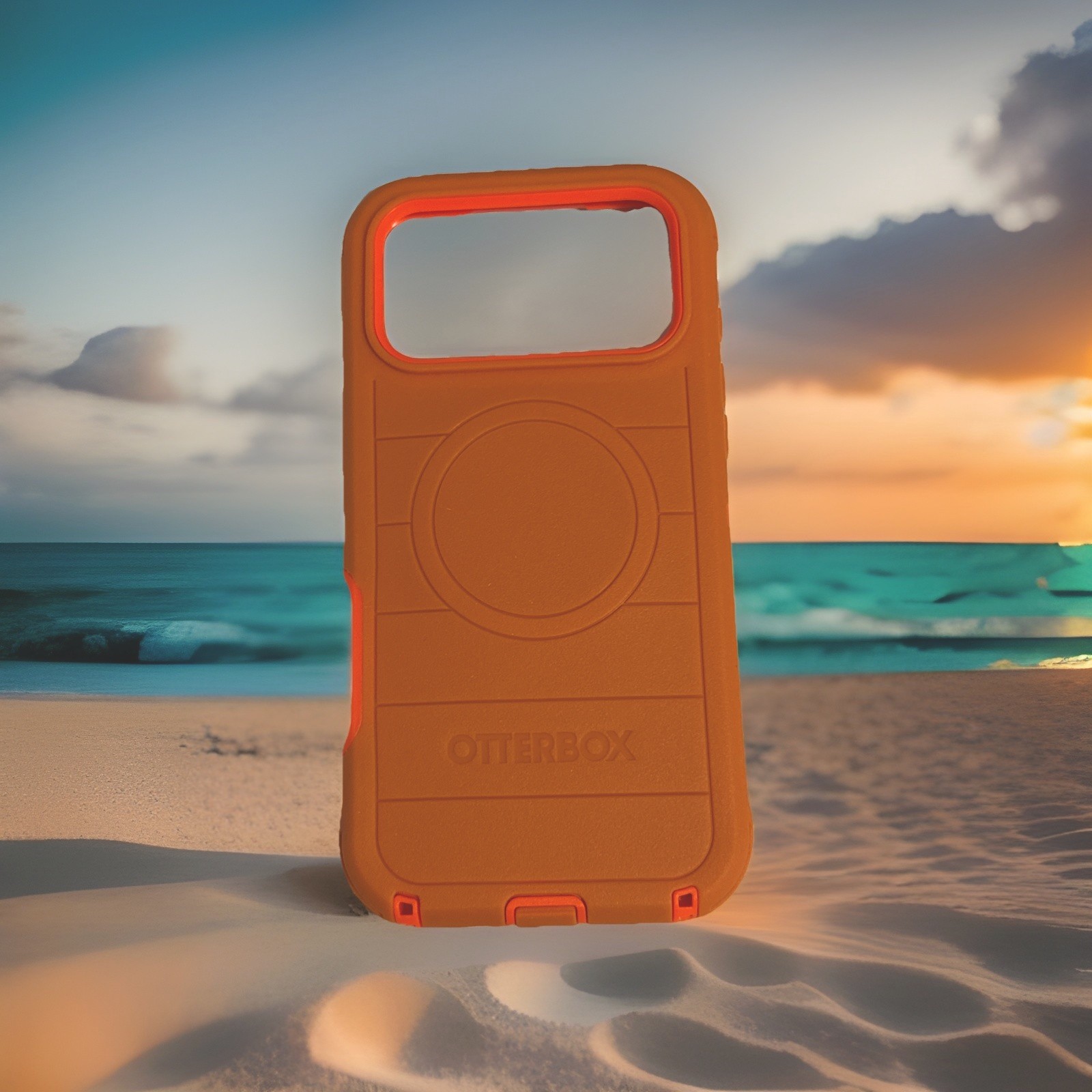 New OtterBox defender Series Case MagSafe For Apple iPhone 17 pro max orange New OtterBox defender Series Case MagSafe For Apple iPhone 17 pro max orange
