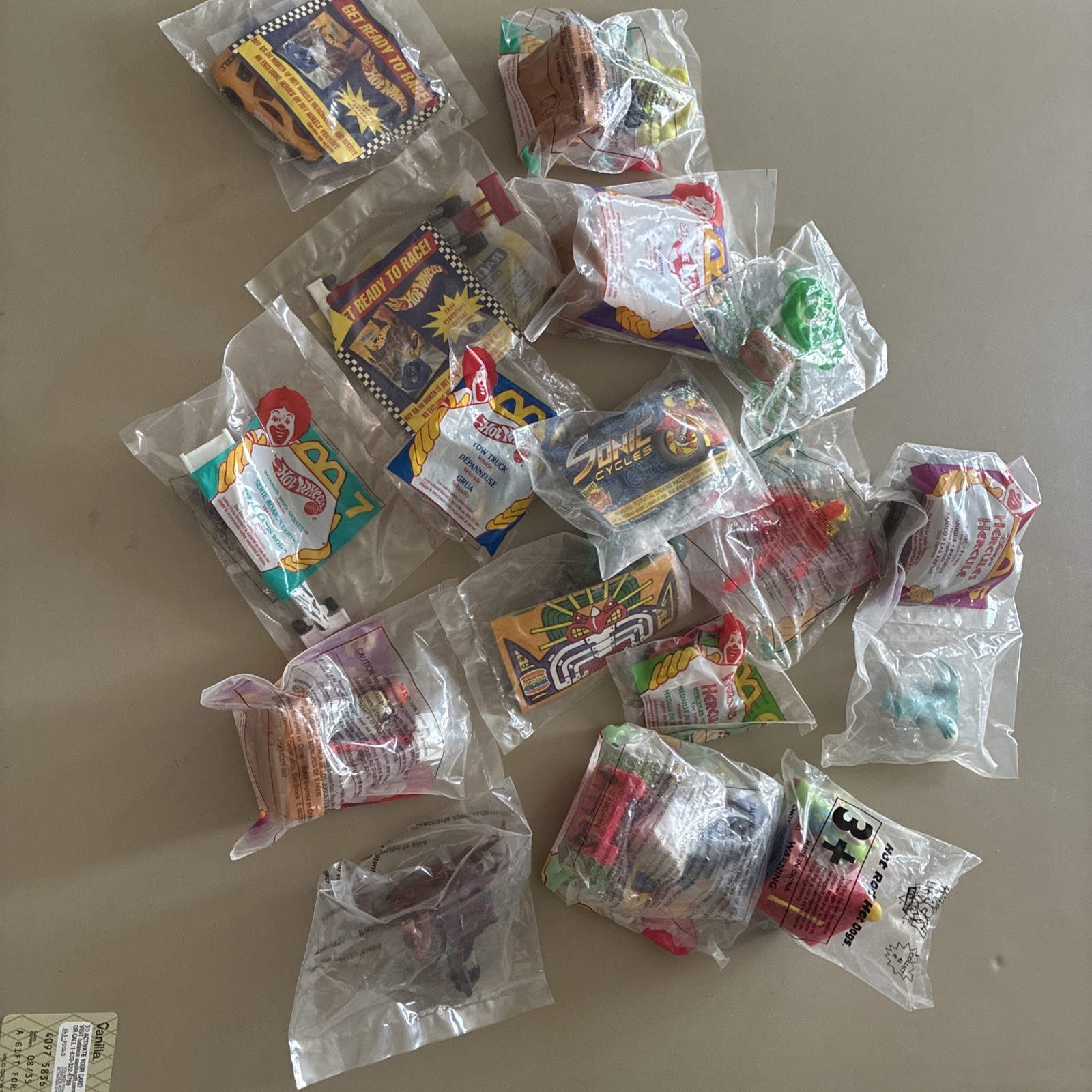 Vintage 1990s Fast Food Premium Toy Lot Sealed McDonald\'s Burger King Happy Meal Vintage 1990s Fast Food Premium Toy Lot Sealed McDonald\'s Burger King Happy Meal