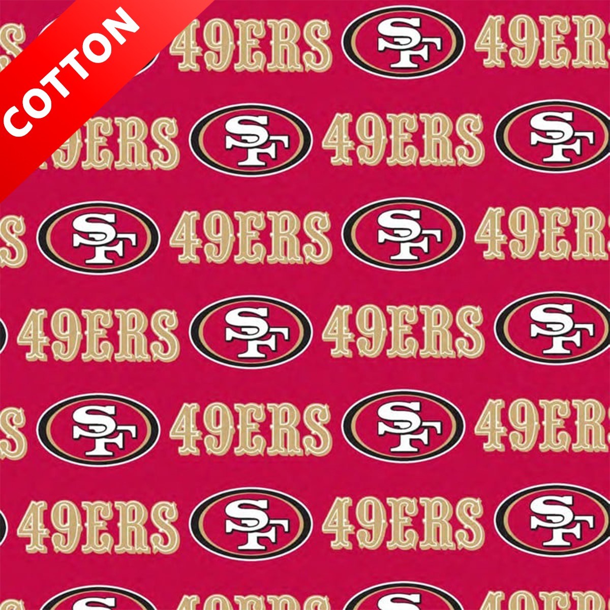 San Francisco 49ers NFL Cotton Fabric - 58