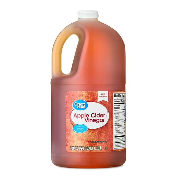 Great Value Apple Cider Vinegar, 128 fl oz Great Value Apple Cider Vinegar, 128 fl oz