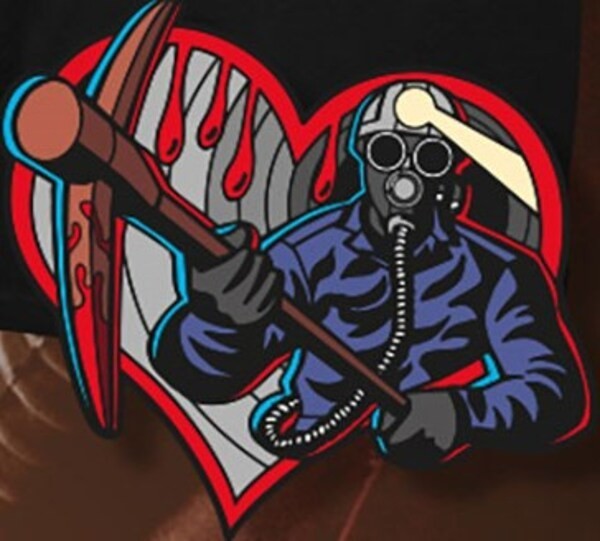 NEW RARE MY BLOODY VALENTINE ENAMEL PIN FRIGHT RAGS EXCLUSIVE SUPER RARE OOP