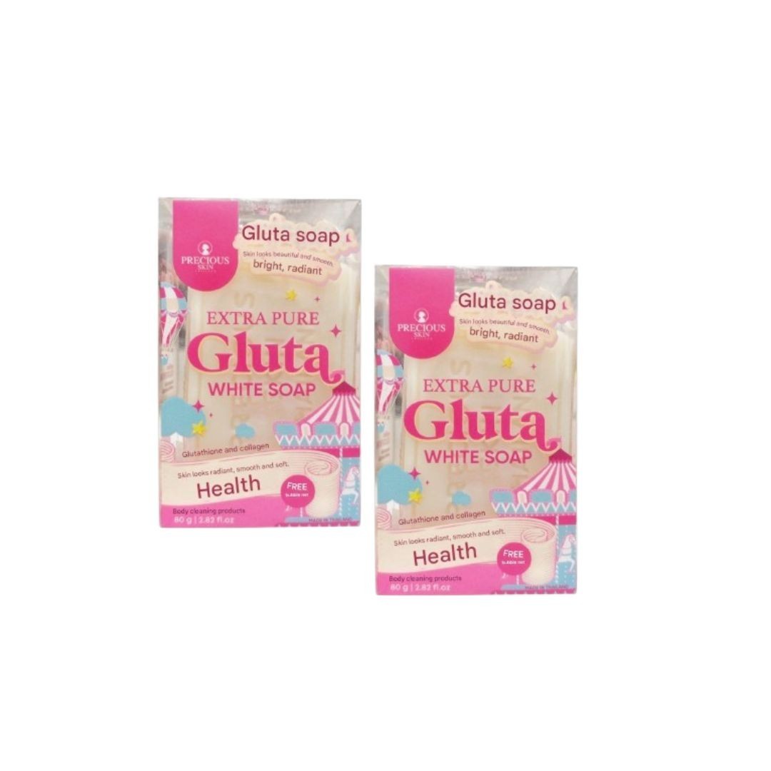 Precious Skin Thailand Extra Pure Gluta White Soap 2 Pack (80g each)