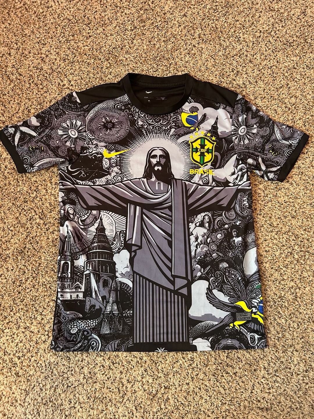 Nike Brazil Christ the Redeemer Special Edition Jersey Nike Brazil Christ the Redeemer Special Edition Jersey