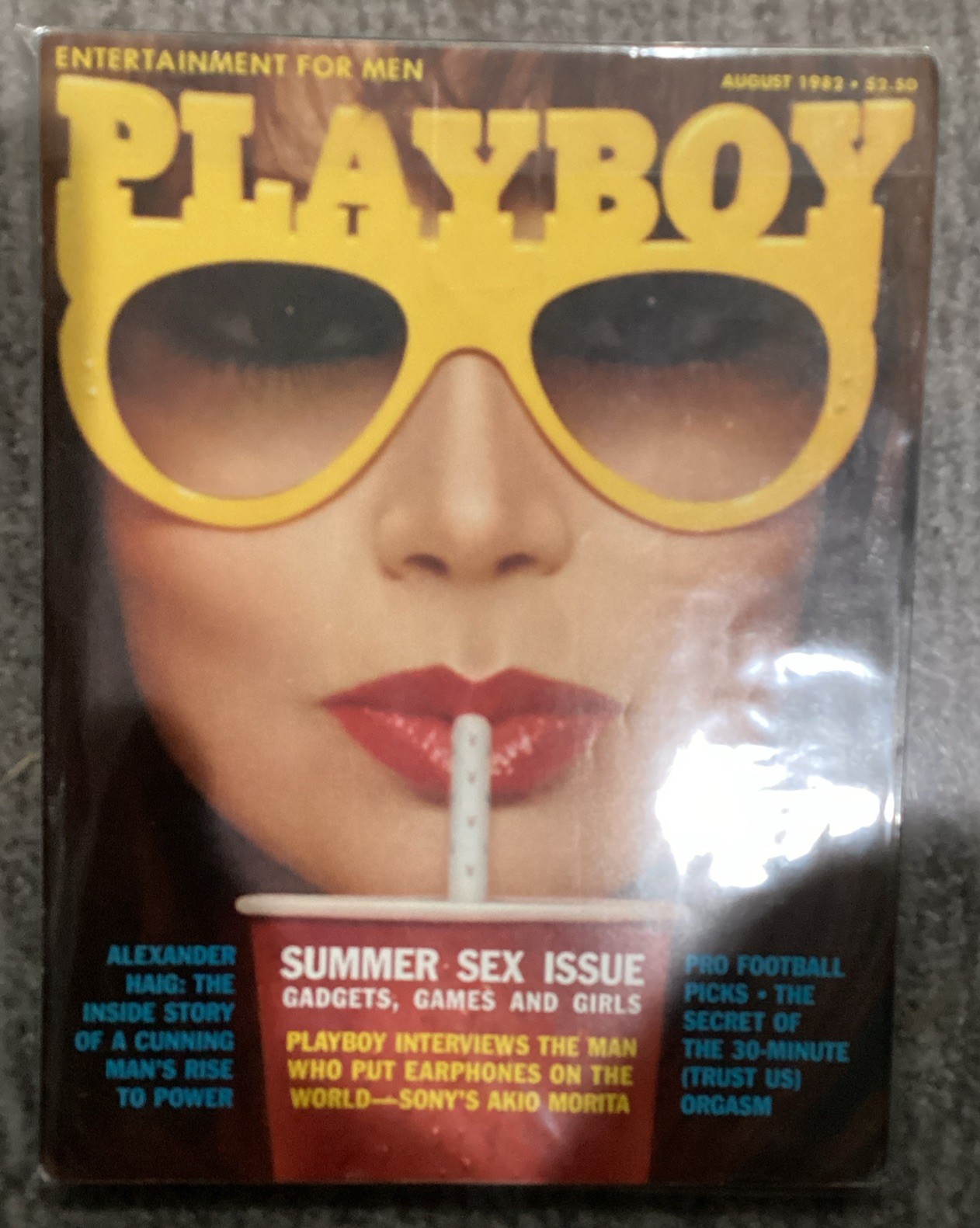 Playboy Magazine- August 1982- Centerfold Intact- New Condition Playboy Magazine- August 1982- Centerfold Intact- New Condition