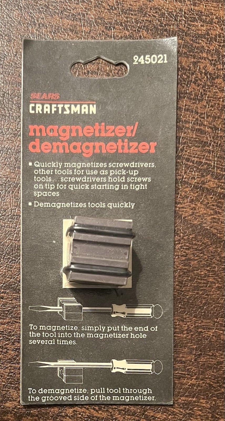 NOS Vintage SEARS Craftsman Magnetizer/Demagnetizer for Tools 245021 USA SEALED NOS Vintage SEARS Craftsman Magnetizer/Demagnetizer for Tools 245021 USA SEALED