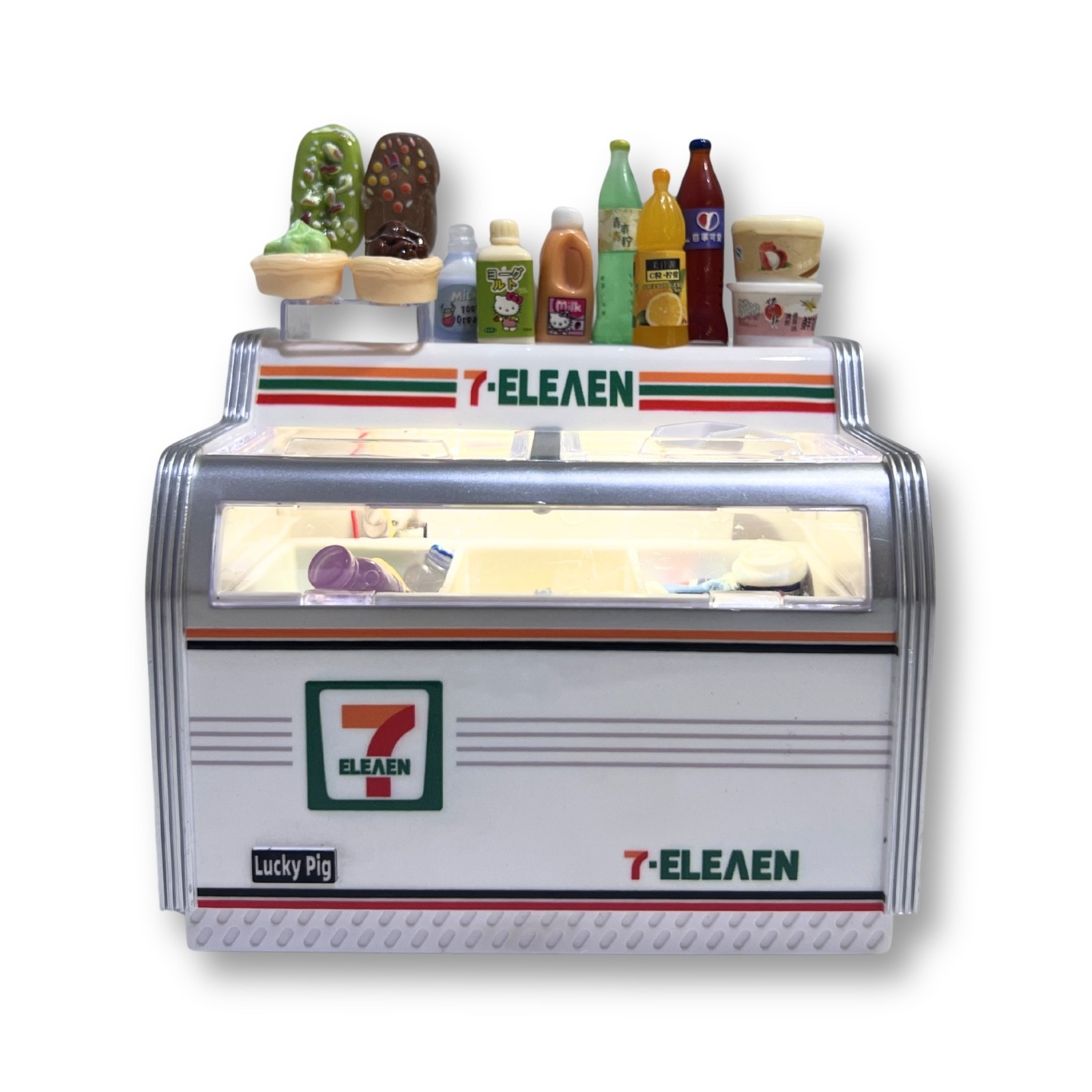 7-Eleven LED Light Up Mini Fridge Magnet + FREE Small Magnet Gift