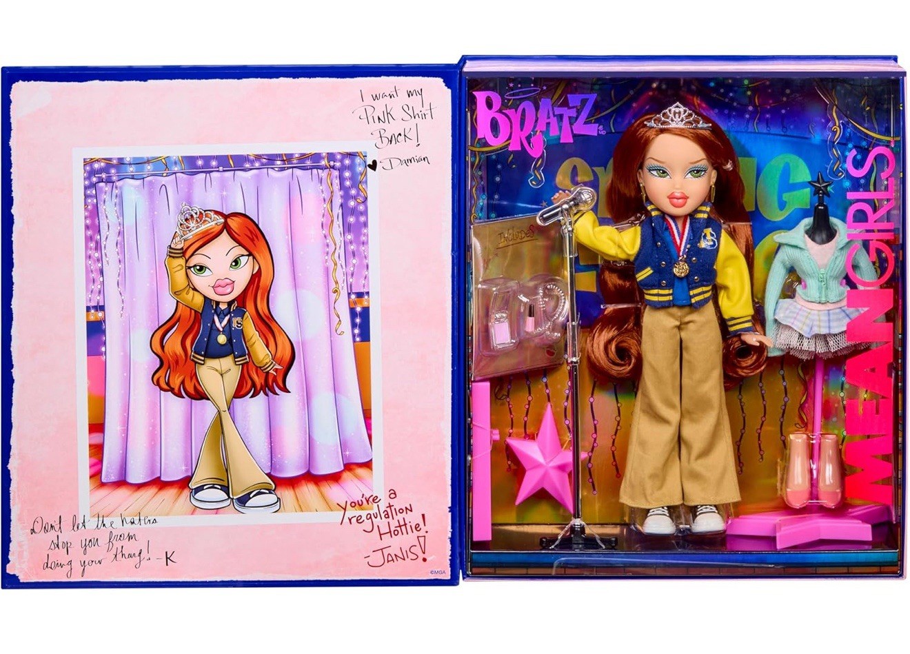 Bratz x Mean Girls Cady Heron Spring Fling Collector Doll New Bratz x Mean Girls Cady Heron Spring Fling Collector Doll New