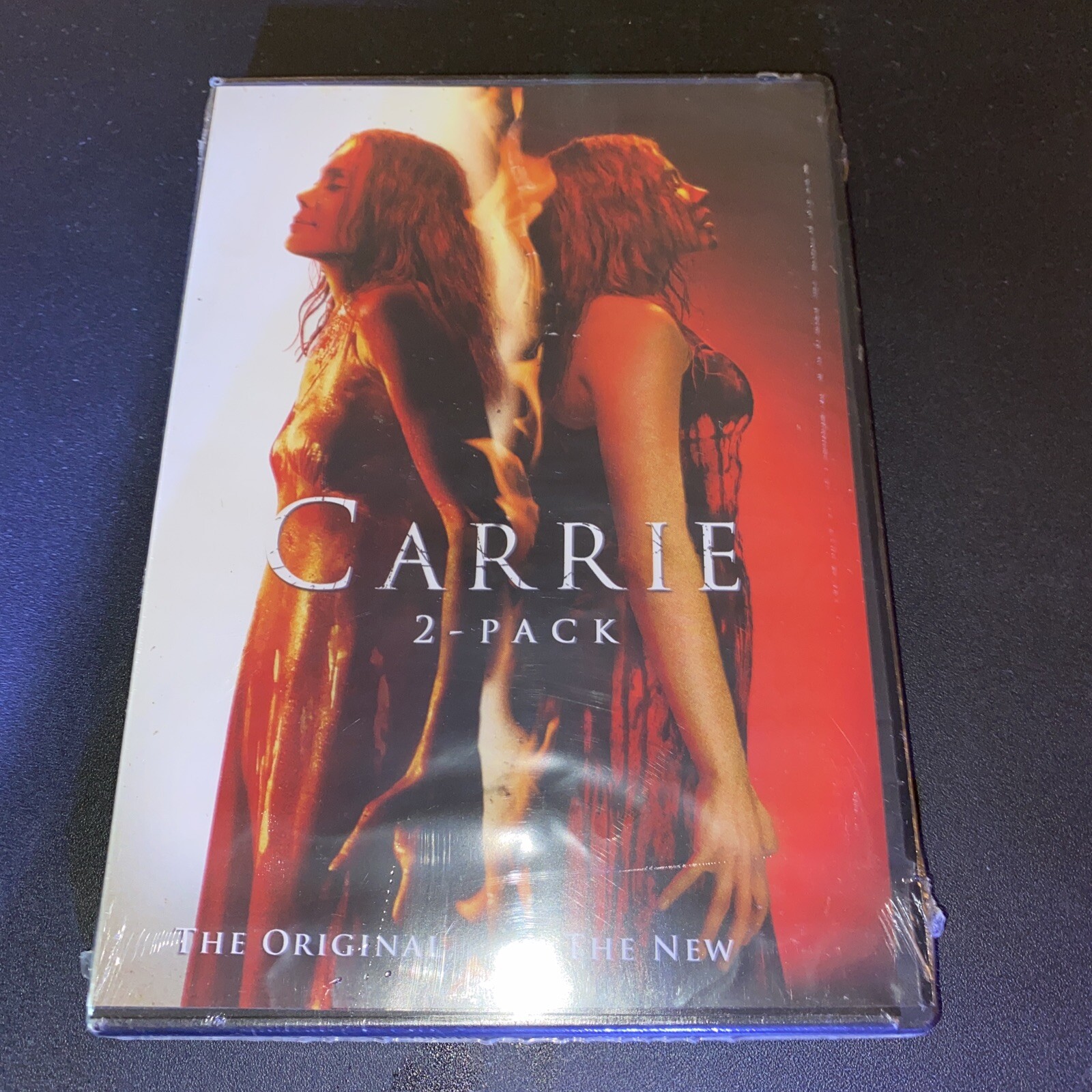 CARRIE 2-PACK DVD(STEPHEN KING) HORROR SET 1976 & 2013 [NEW/SEALED] broken case