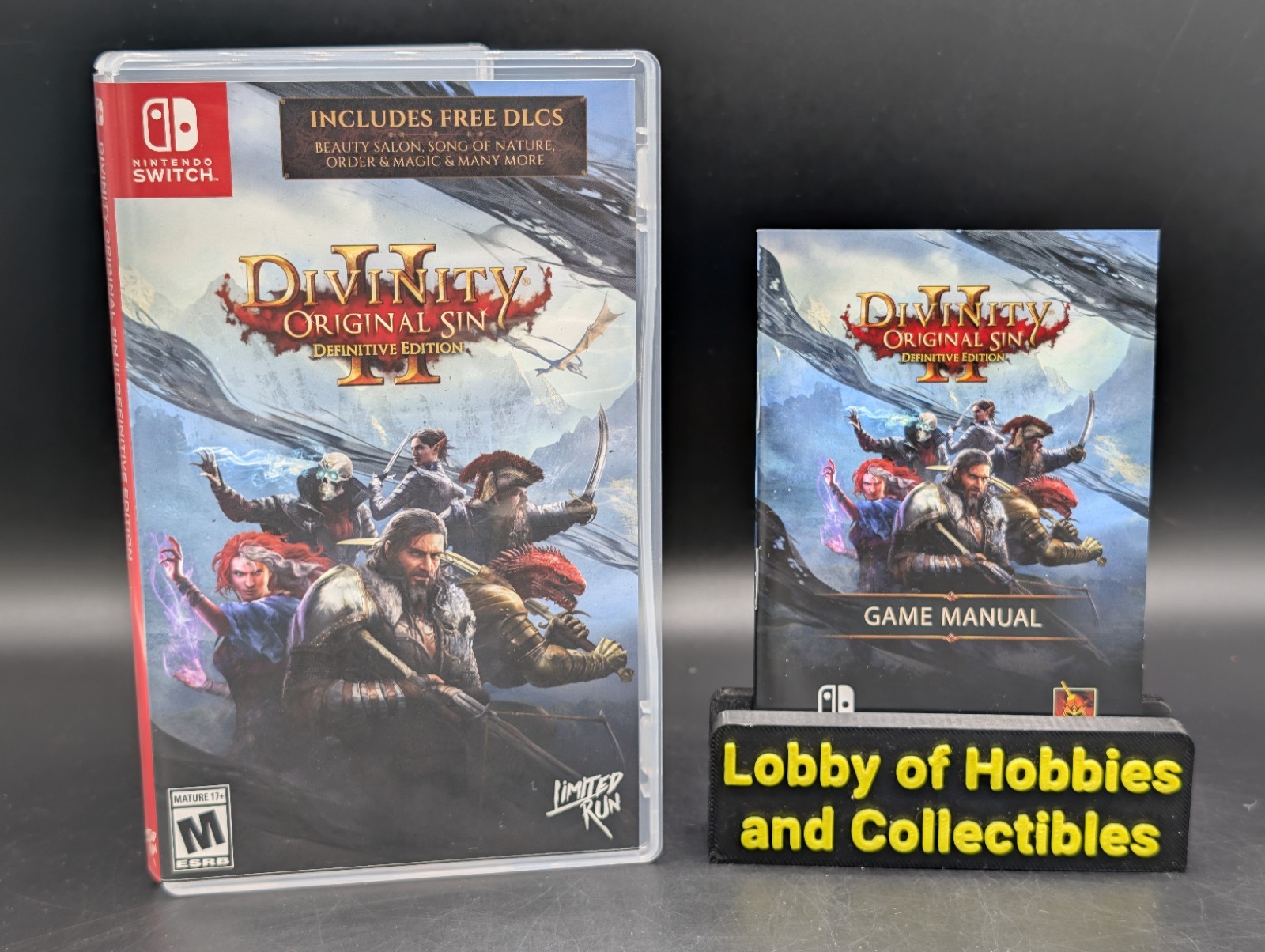 Divinity: Original Sin 2 Definitive Edition ( Switch ) CIB W/ Manual - Pristine 