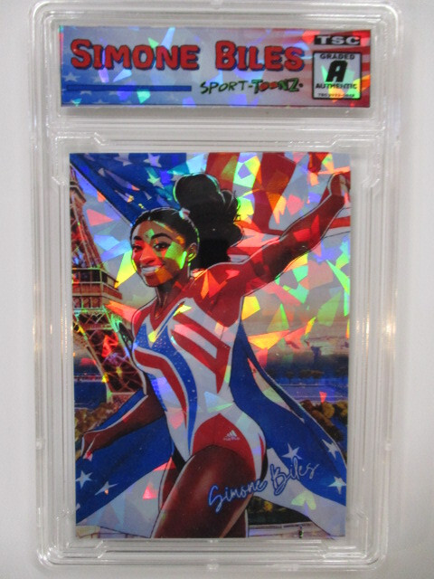 2024 Simone Biles Paris 2024 Olympics SP /200 Ice Refractor zx2 rc 2024 Simone Biles Paris 2024 Olympics SP /200 Ice Refractor zx2 rc