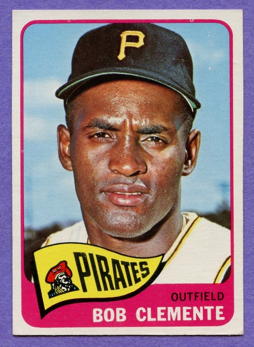 1965 Topps Roberto Clemente #160 Pirates Centered EX-MT 1965 Topps Roberto Clemente #160 Pirates Centered EX-MT