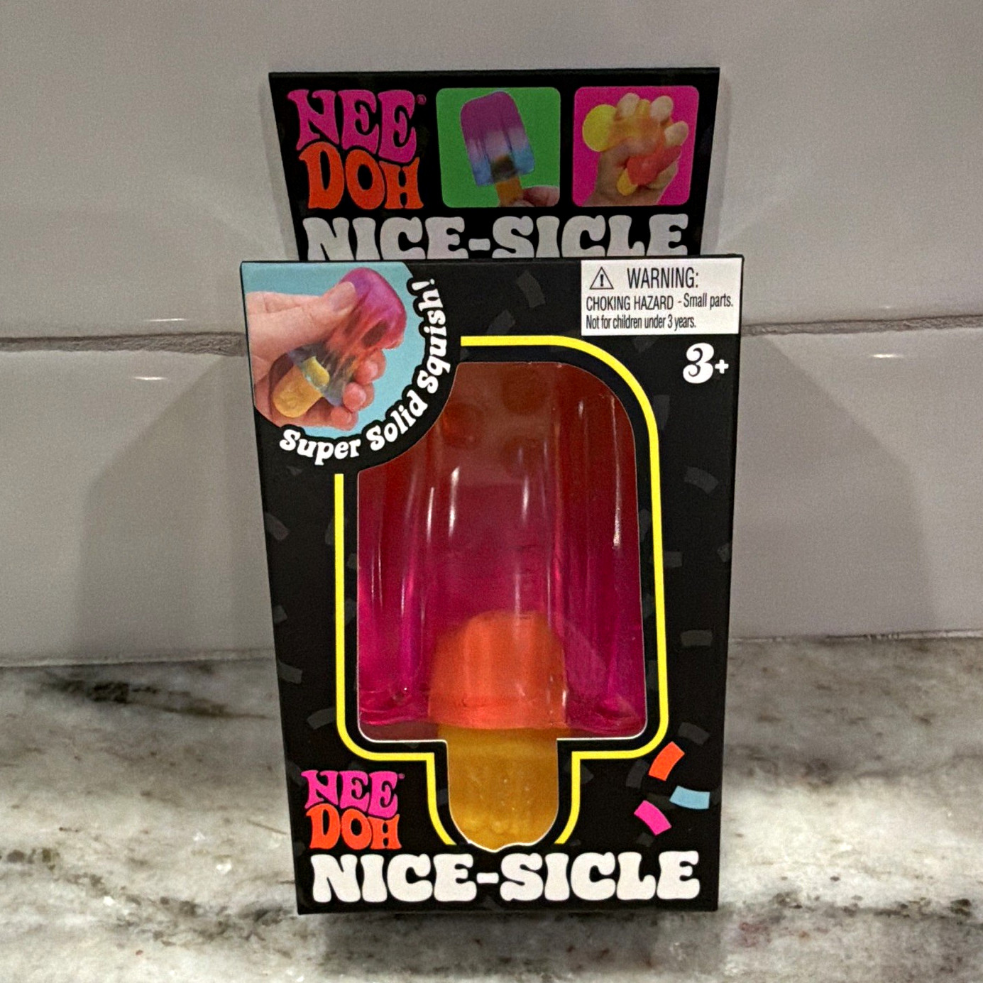 💥New Sealed Schylling NeeDoh Nice Sicle Authentic Pink/Orange/Yellow💥 💥New Sealed Schylling NeeDoh Nice Sicle Authentic Pink/Orange/Yellow💥