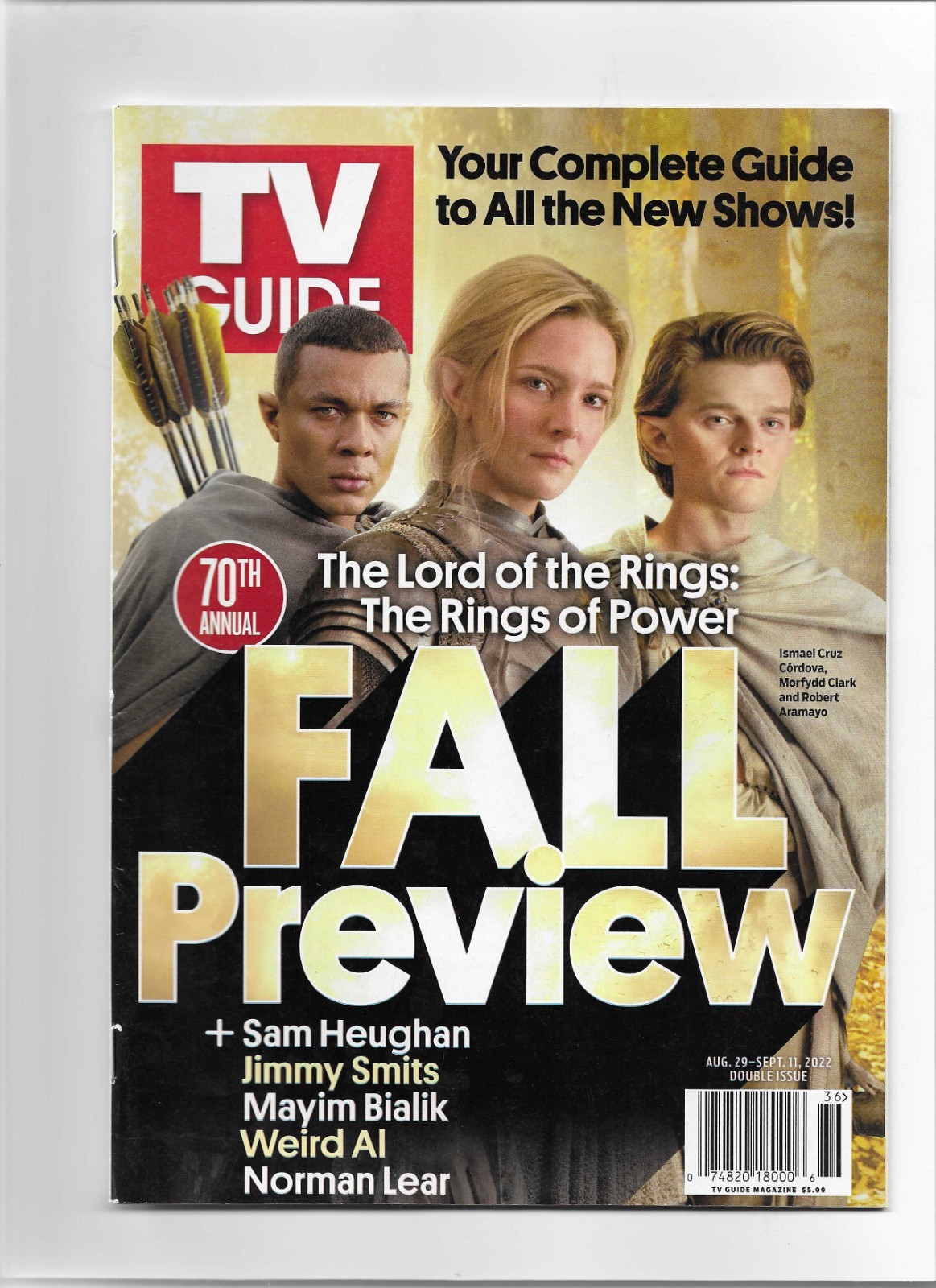TV Guide-8/2022-fall preview-no mailing label TV Guide-8/2022-fall preview-no mailing label
