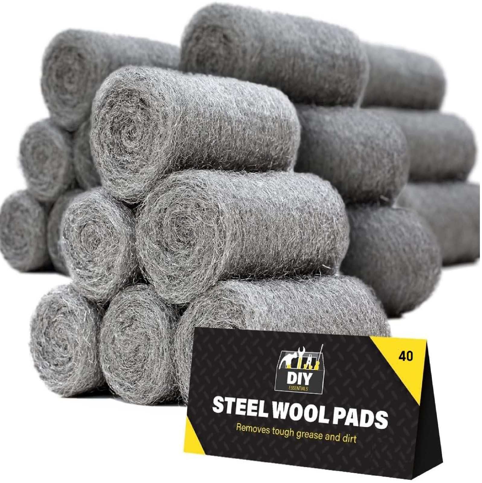 0000 Steel Wool for Mice Control - 40 Pack Fine Grade Stainless Steel Wool for F 0000 Steel Wool for Mice Control - 40 Pack Fine Grade Stainless Steel Wool for F