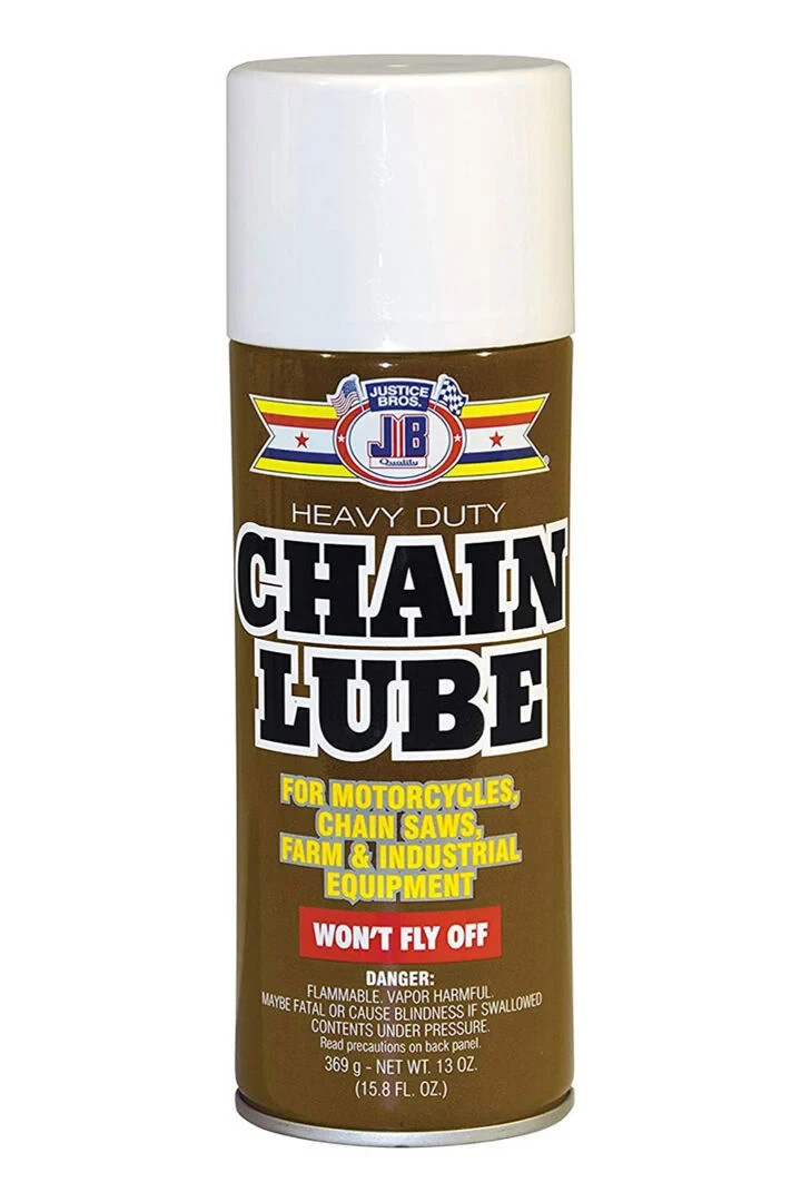 JUSTICE BROTHERS HEAVY DUTY CHAIN LUBE FOR MOTORCYCLES, CHAIN SAWS, CHAINS JUSTICE BROTHERS HEAVY DUTY CHAIN LUBE FOR MOTORCYCLES, CHAIN SAWS, CHAINS
