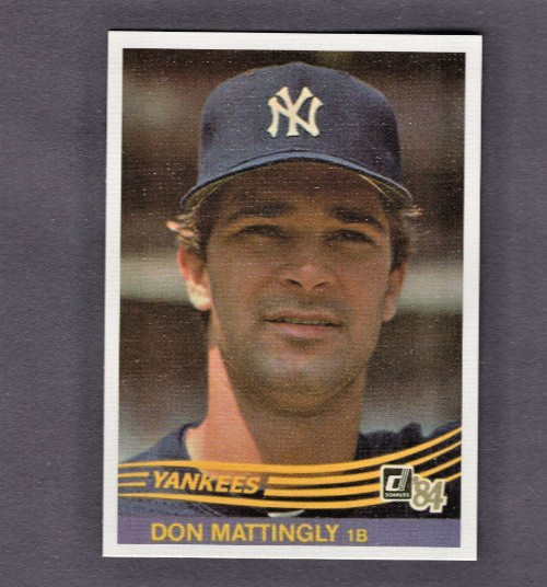 2001 DONRUSS ROOKIE REPRINT CANVAS TEST PROTOTYPE NEVER SEEN DON MATTINGLY 1/1