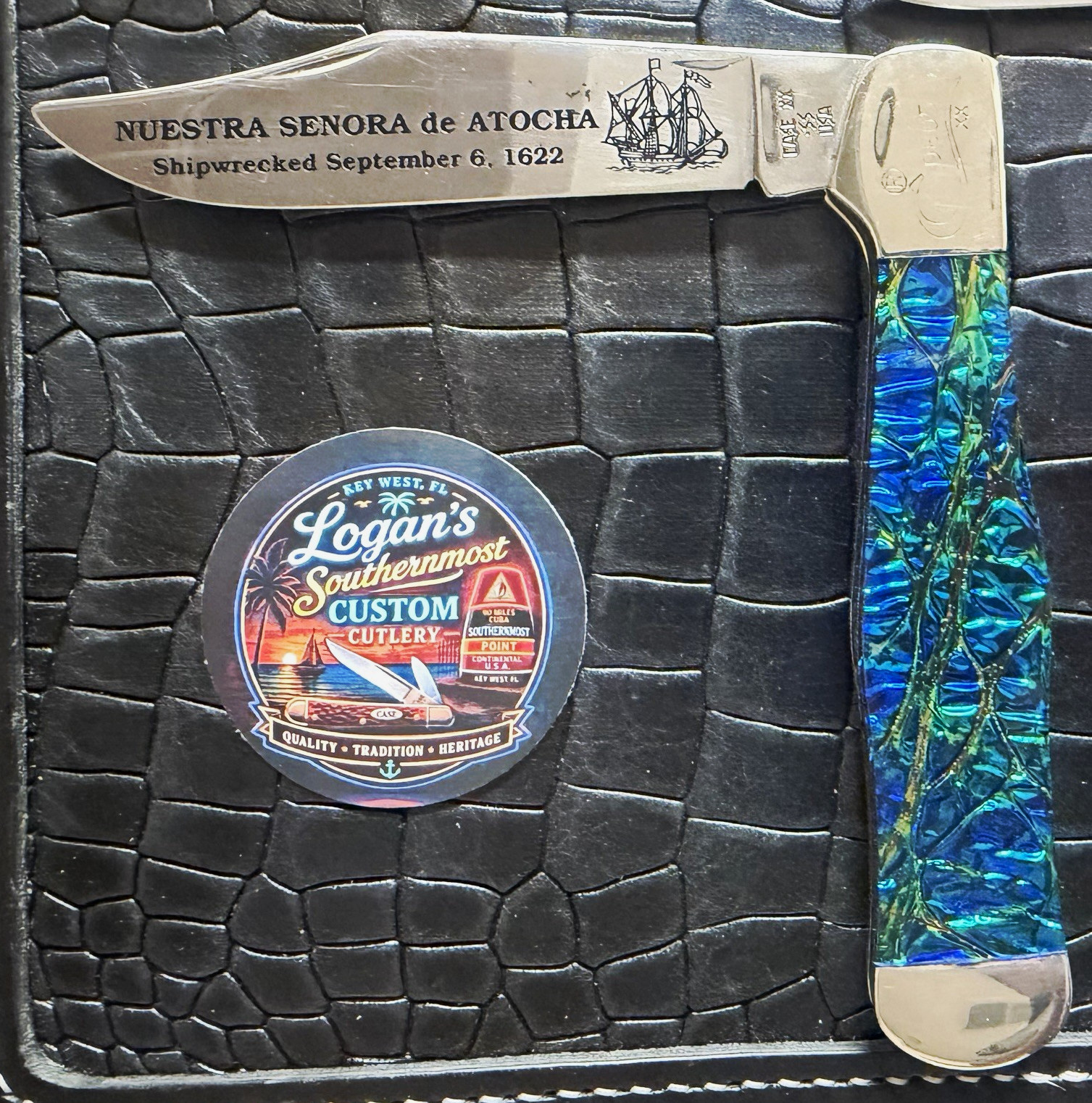 Case XX Nuestra Senora de Atocha X large Black Sea Dichloram Coke Bottle Case XX Nuestra Senora de Atocha X large Black Sea Dichloram Coke Bottle