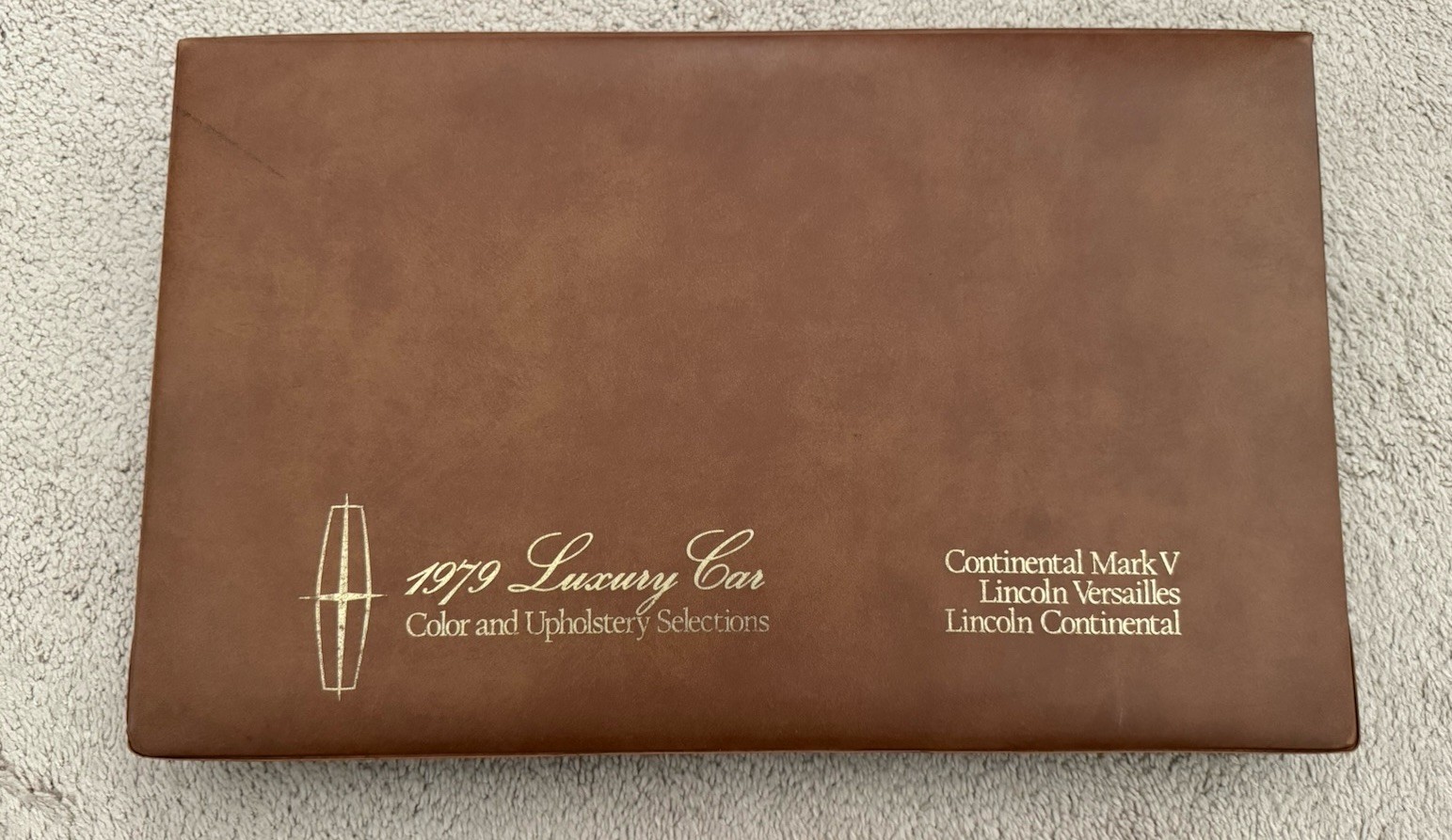 1979 Lincoln Dealer Color & Upholstery Selections Book