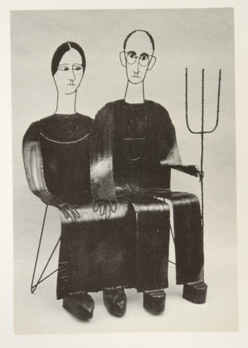 Vale Craft Gallery Simon Kops Metal Sculpture 1994 Opening Reception Flyer Card