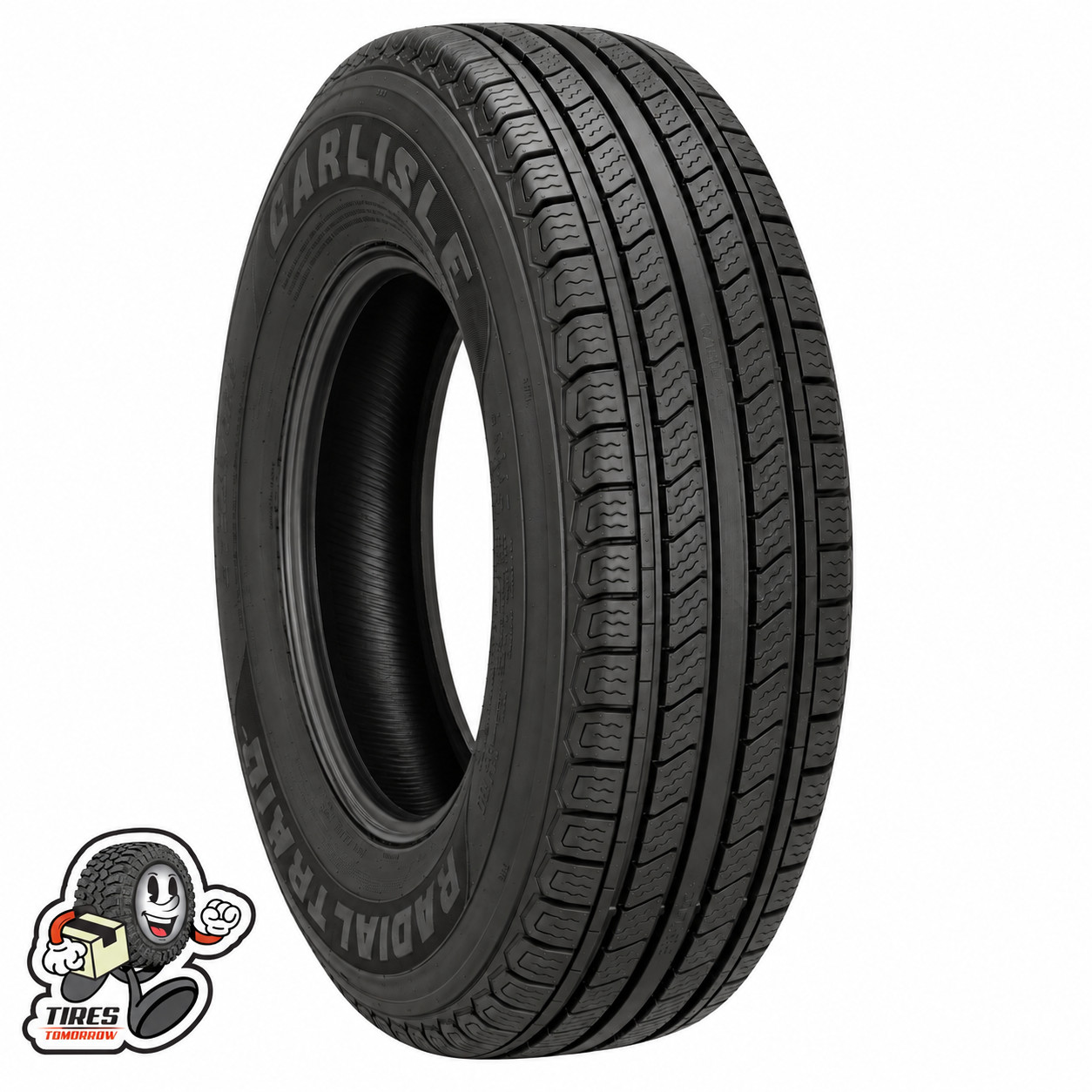 Carlisle Radial Trail HD ST175/80R13 96M Load Range D 8 Ply Trailer Tire Carlisle Radial Trail HD ST175/80R13 96M Load Range D 8 Ply Trailer Tire