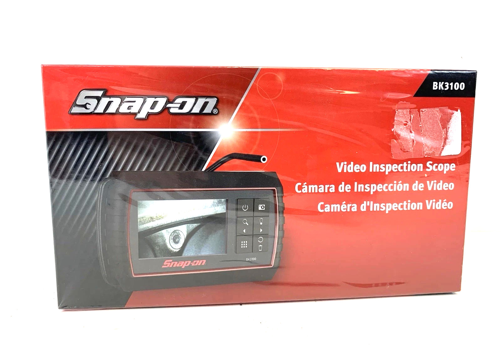 New Snap-on™ BK3100 Video Inspection Scope Borescope LCD Rechargeable Camera New Snap-on™ BK3100 Video Inspection Scope Borescope LCD Rechargeable Camera