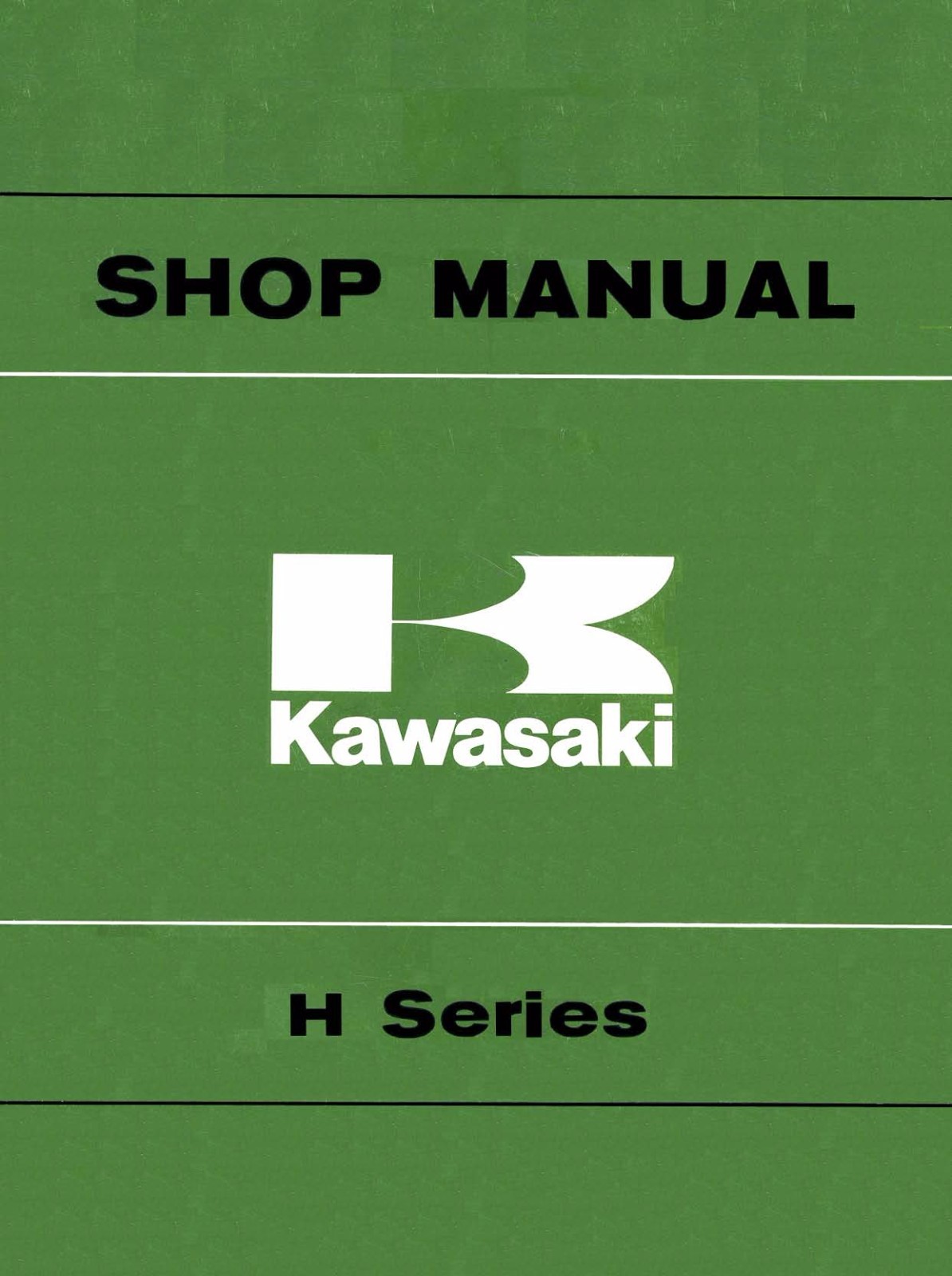 Kawasaki service manual 1974 & 1975 H1 500cc triple  
