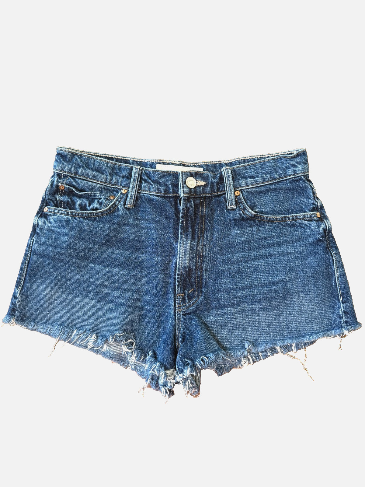 MOTHER The Dodger Fray Shorts 26 Did You Bring Me Anything Denim Jean Cutoffs