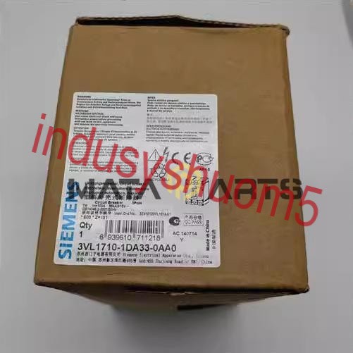 1PCS New Siemens Circuit Breaker 3VL1710-1DA33-0AA0