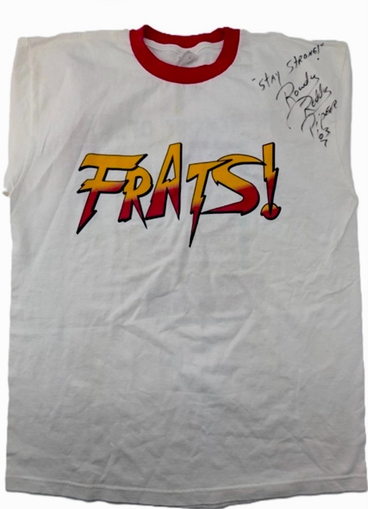 Rowdy Roddy Piper signed inscribed shirt JSA COA WWE WWF Wrestling Rowdy Roddy Piper signed inscribed shirt JSA COA WWE WWF Wrestling