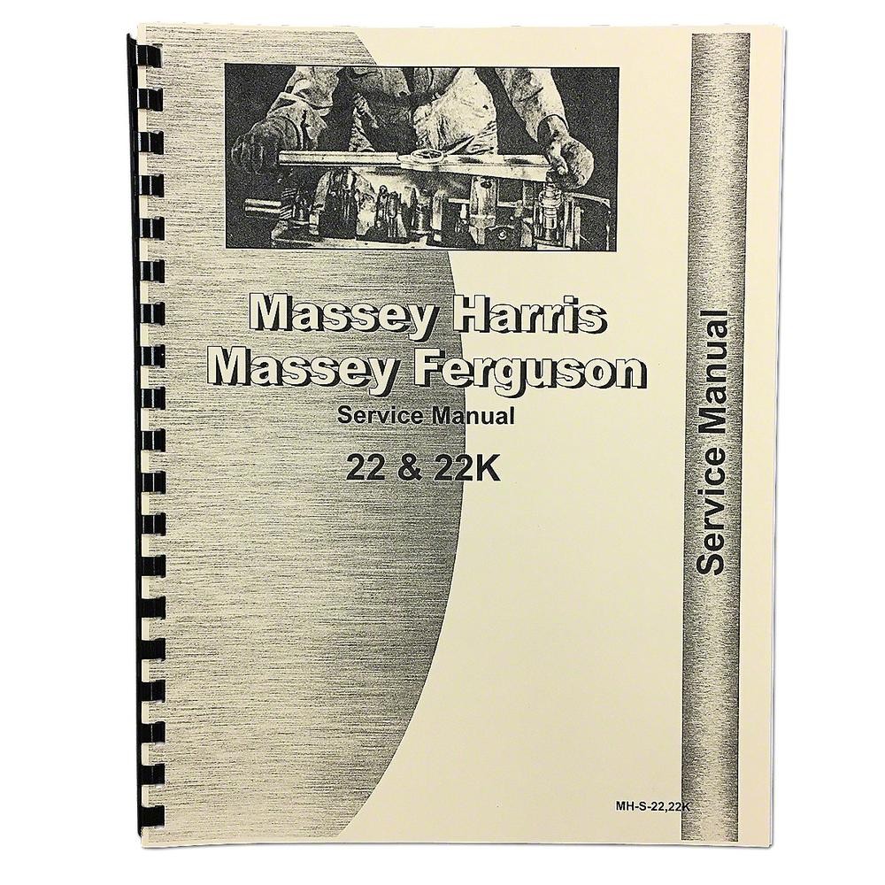 REP019 Operation & Service Manual Fits Massey Harris