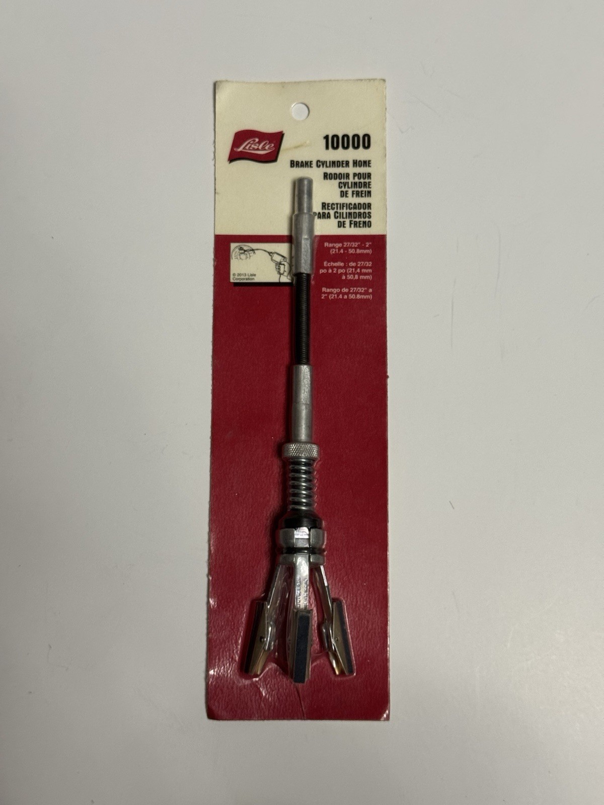 Lisle 10000 Brake Cylinder Hone Range 27/32”-2” (21.4-50.8mm) Made In US Sealed