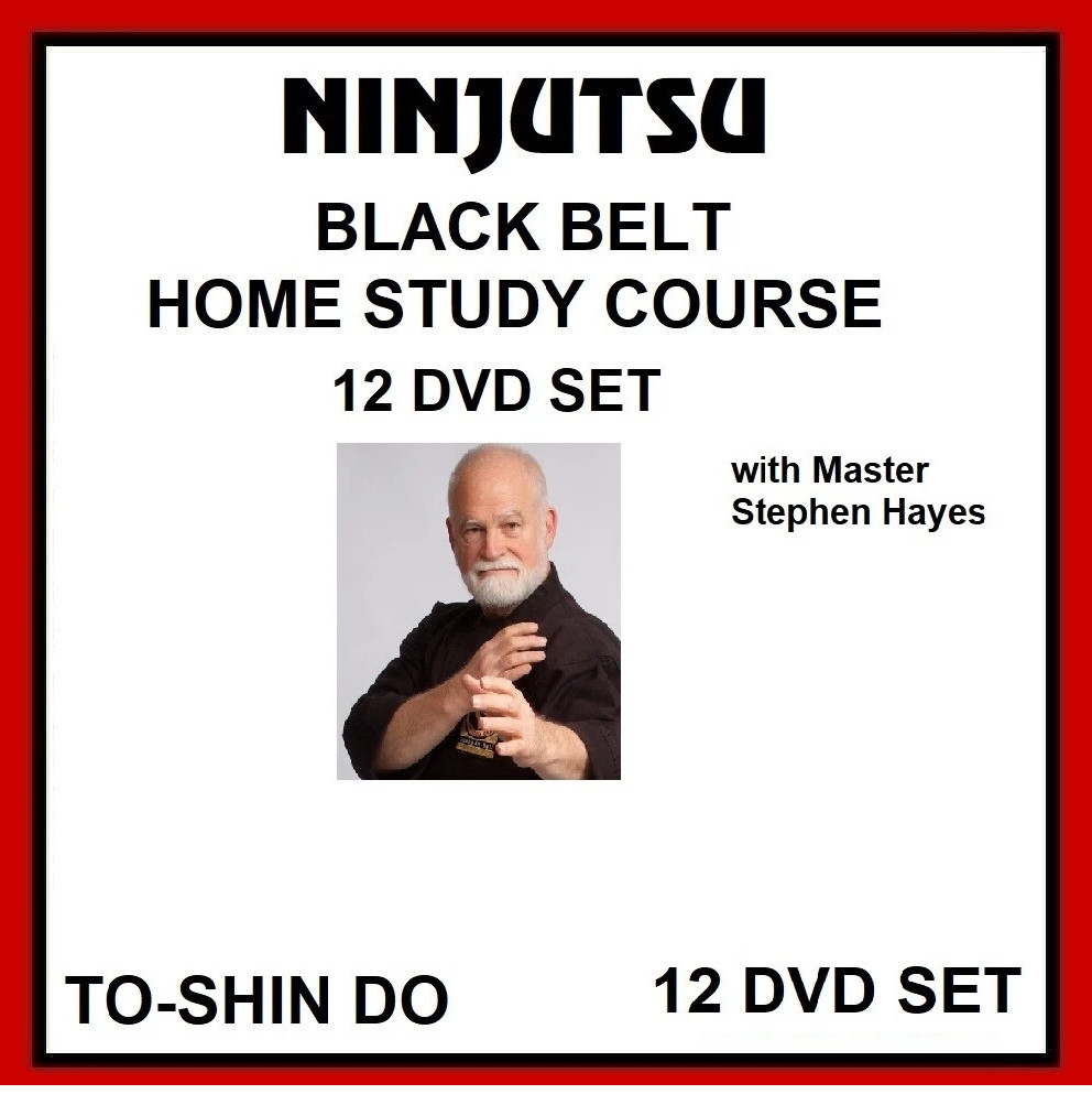 NINJUTSU BLACK BELT HOME STUDY COURSE 12 DVD SET ninja training