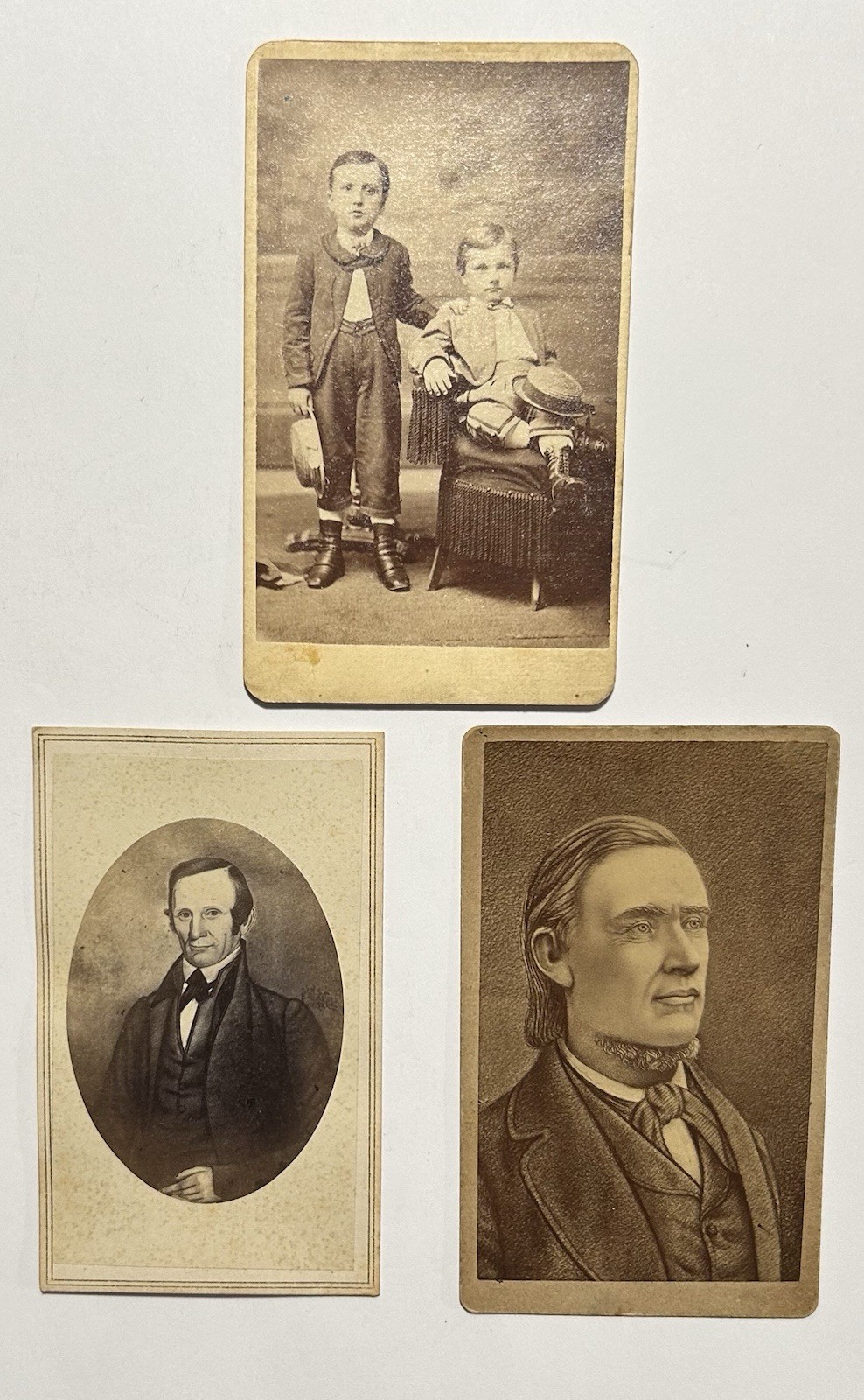 Lot Of 3 Antique CDV Photos 1860s 1870s Portrait Cincinnati Oh PA Minneapolis MN Lot Of 3 Antique CDV Photos 1860s 1870s Portrait Cincinnati Oh PA Minneapolis MN