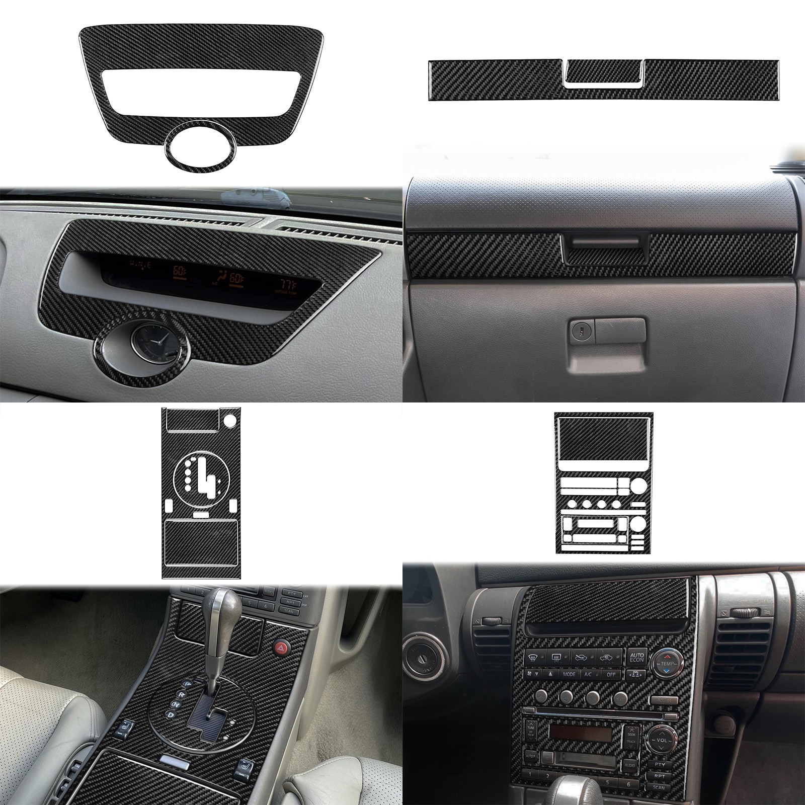 11Pcs Real Carbon Fiber Full Interior Dash Trim Kits For Infiniti G35 2002-2004 11Pcs Real Carbon Fiber Full Interior Dash Trim Kits For Infiniti G35 2002-2004