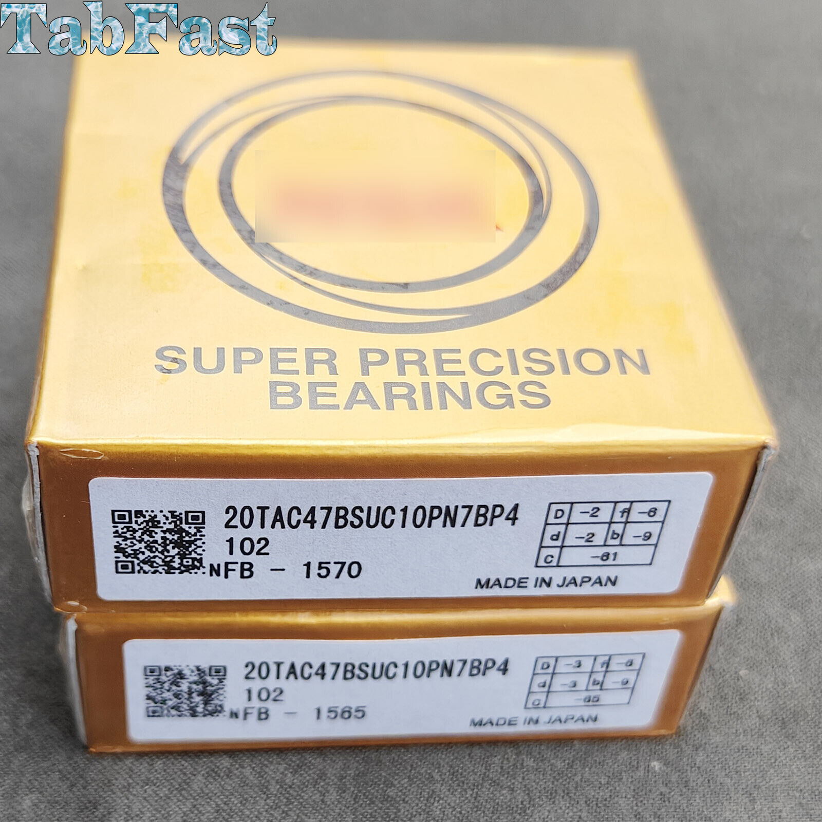 2Pcs Precision Ball Screw Bearings for NSK 20TAC47BSUC10PN7BP4 Abec7 2Pcs Precision Ball Screw Bearings for NSK 20TAC47BSUC10PN7BP4 Abec7