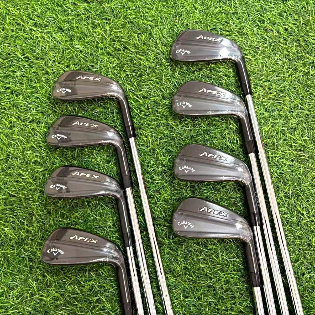 Callaway Apex Ti Fusion Iron Set 5-P (6 Clubs) Steel Shafts Black/Silver Callaway Apex Ti Fusion Iron Set 5-P (6 Clubs) Steel Shafts Black/Silver