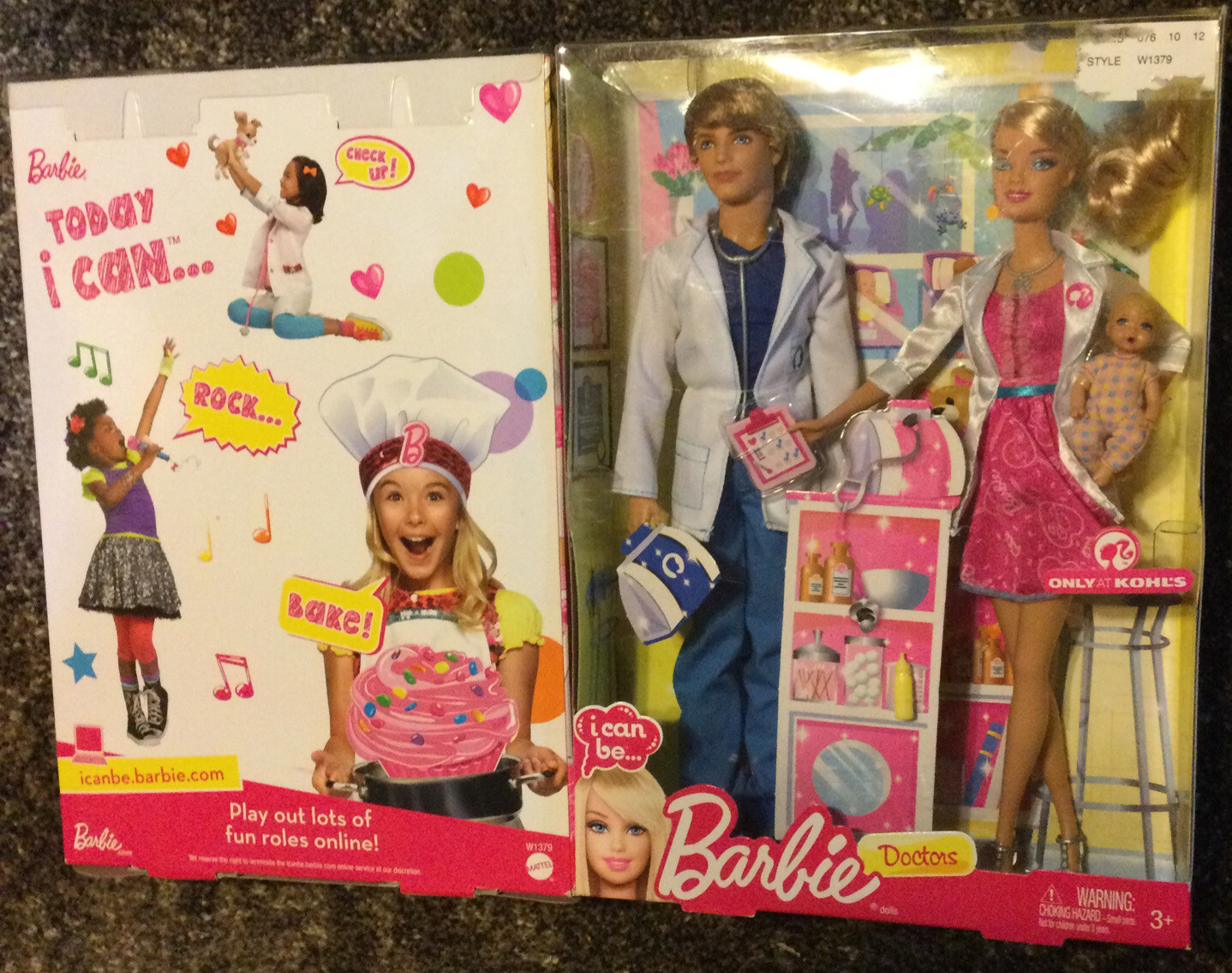 2010 Mattel W1379 Barbie I Can Be Doctors With Ken A Kohl\'s Exclusive \ 2010 Mattel W1379 Barbie I Can Be Doctors With Ken A Kohl\'s Exclusive \