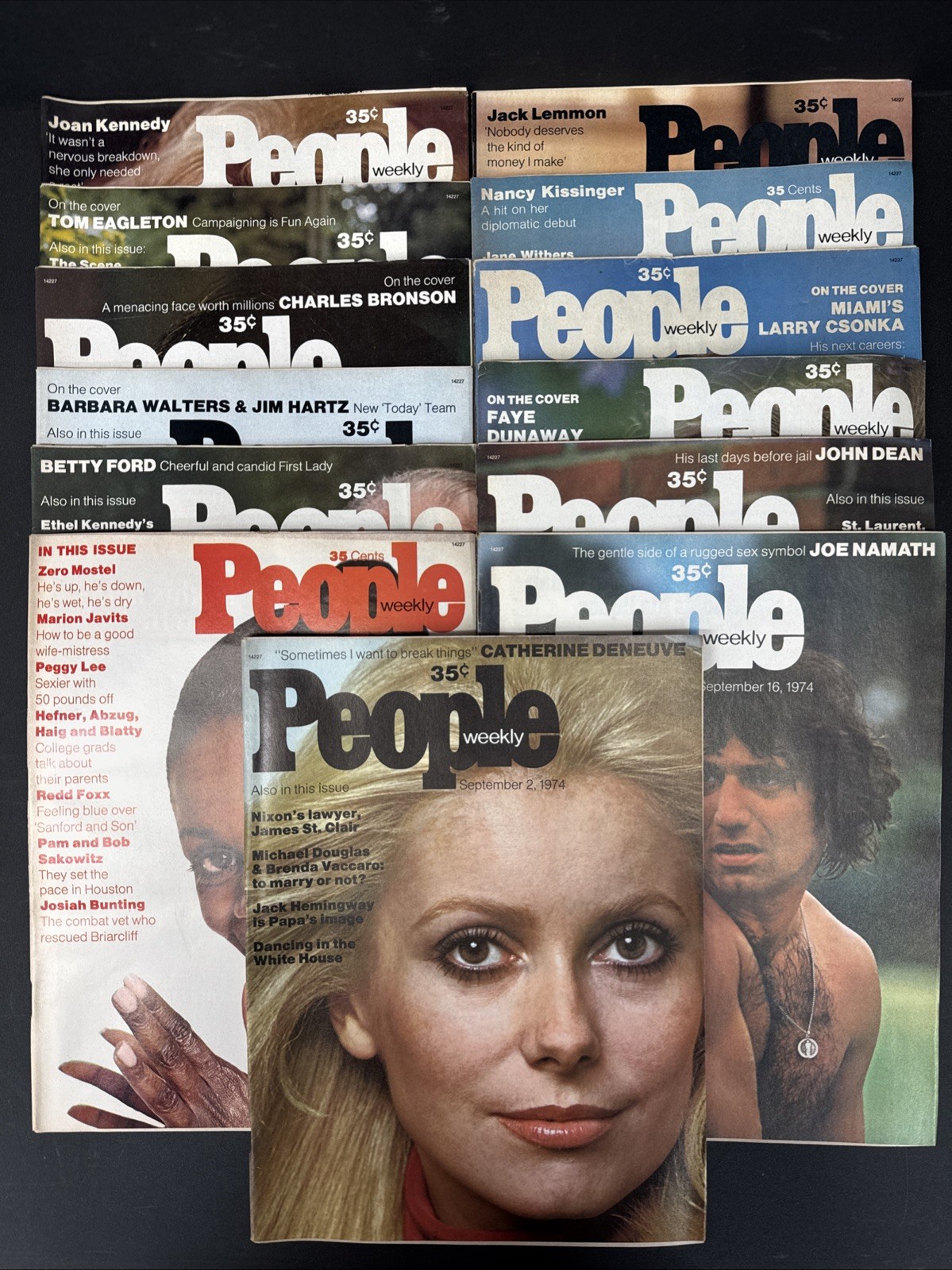 Vintage PEOPLE Magazines/ Lot Of 13 (1974), *1 Vintage PEOPLE Magazines/ Lot Of 13 (1974), *1