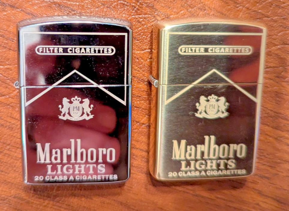 NEW Zorro MARLBORO LIGHTER, in Silver or Gold Tone NEW Zorro MARLBORO LIGHTER, in Silver or Gold Tone
