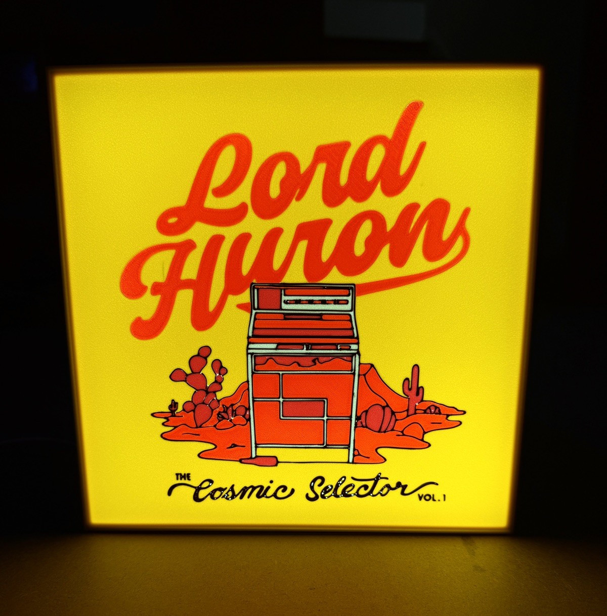 Lord Huron LED Custom Light Box - Cosmic Selector Vol 1 Lord Huron LED Custom Light Box - Cosmic Selector Vol 1