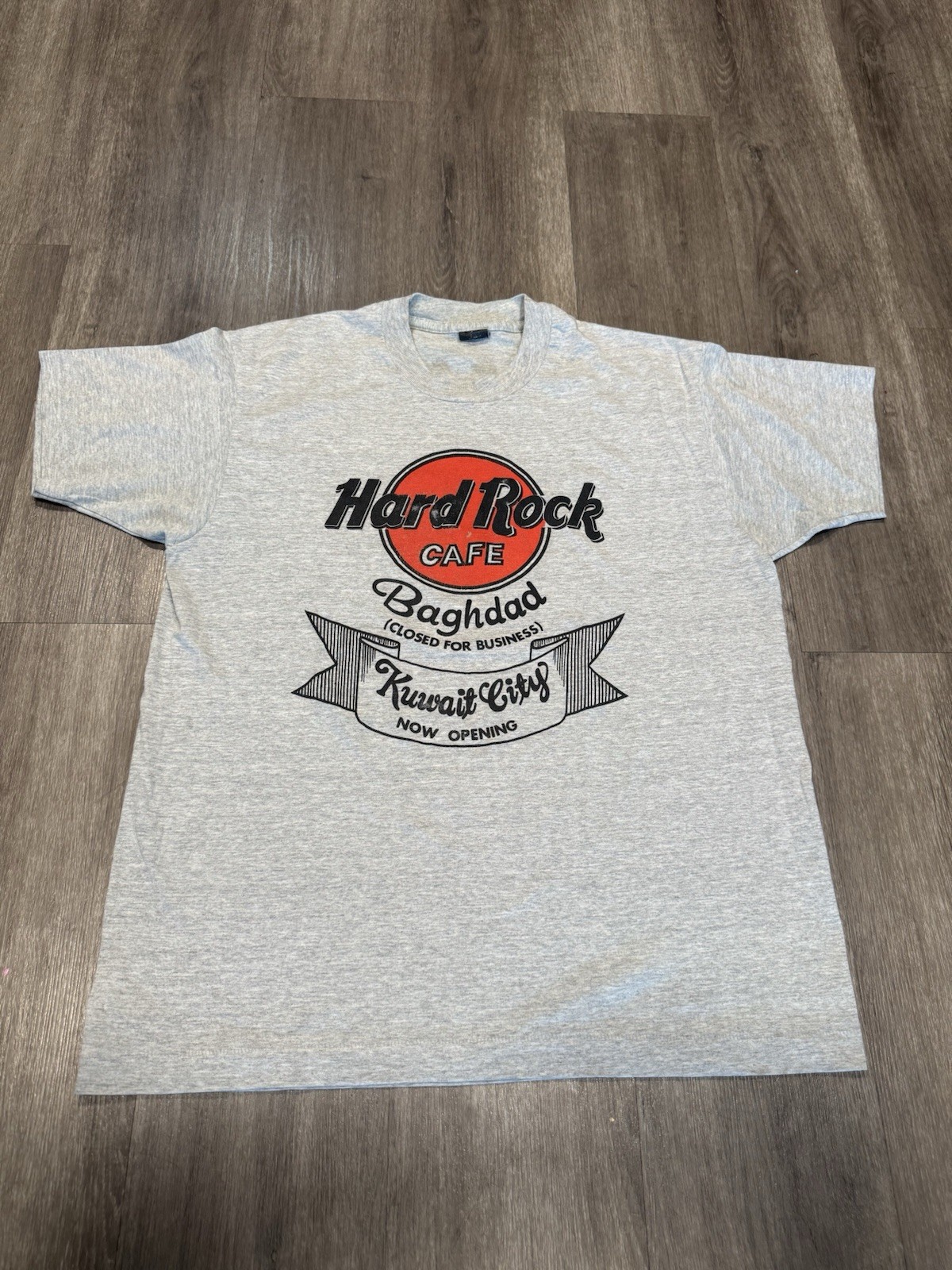 Vintage 1991-92 Hard Rock Cafe Kuwait City Operation Desert Storm T-Shirt Vintage 1991-92 Hard Rock Cafe Kuwait City Operation Desert Storm T-Shirt