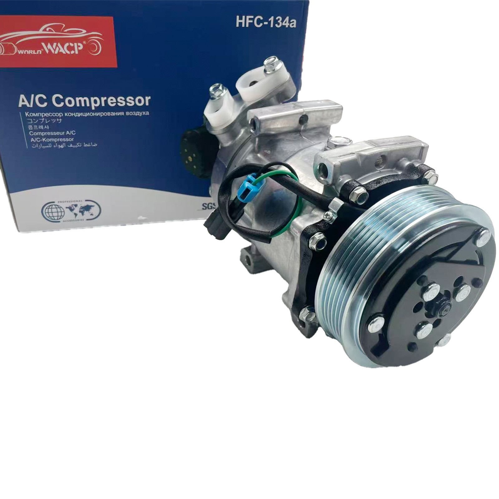 New A/C Compressor for International Trucks with OE# 3863068C1 3863068C4 4585 New A/C Compressor for International Trucks with OE# 3863068C1 3863068C4 4585