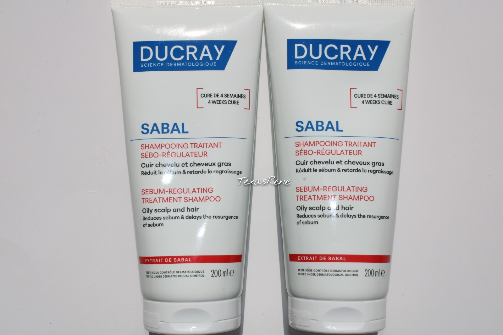 2x Ducray Sabal Sebum-Reducting Treatment Shampoo 200ml (6.76fl oz)