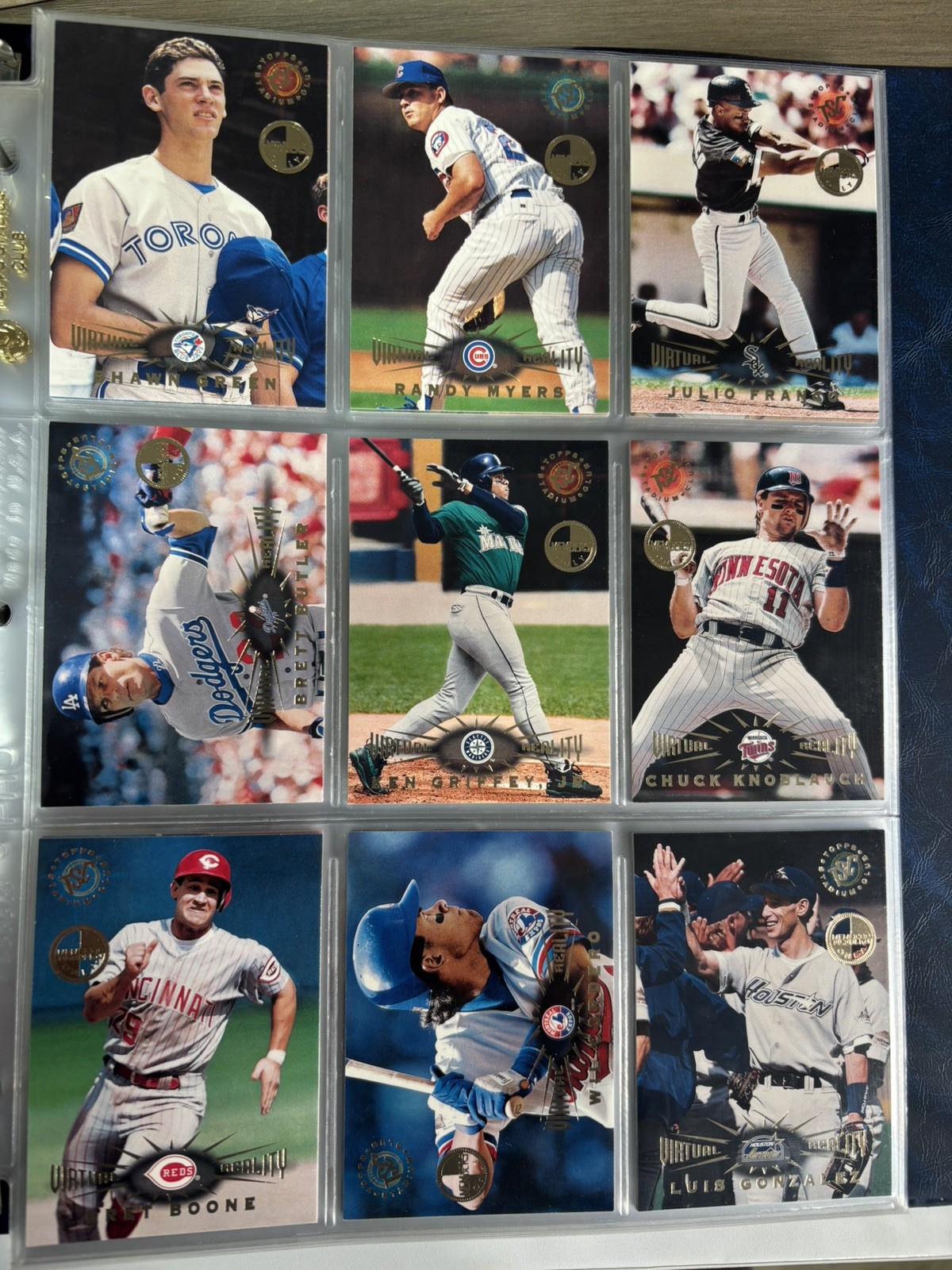 1995 Stadium Club Virtual Reality Baseball Complete Set 1 - 270 (in binder) 1995 Stadium Club Virtual Reality Baseball Complete Set 1 - 270 (in binder)