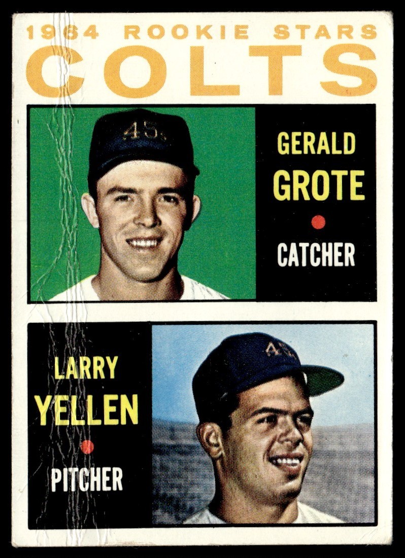 1964 Topps 1964 Colts Rookie Stars - Gerald Grote/Larry Yellen Rookie Houston
