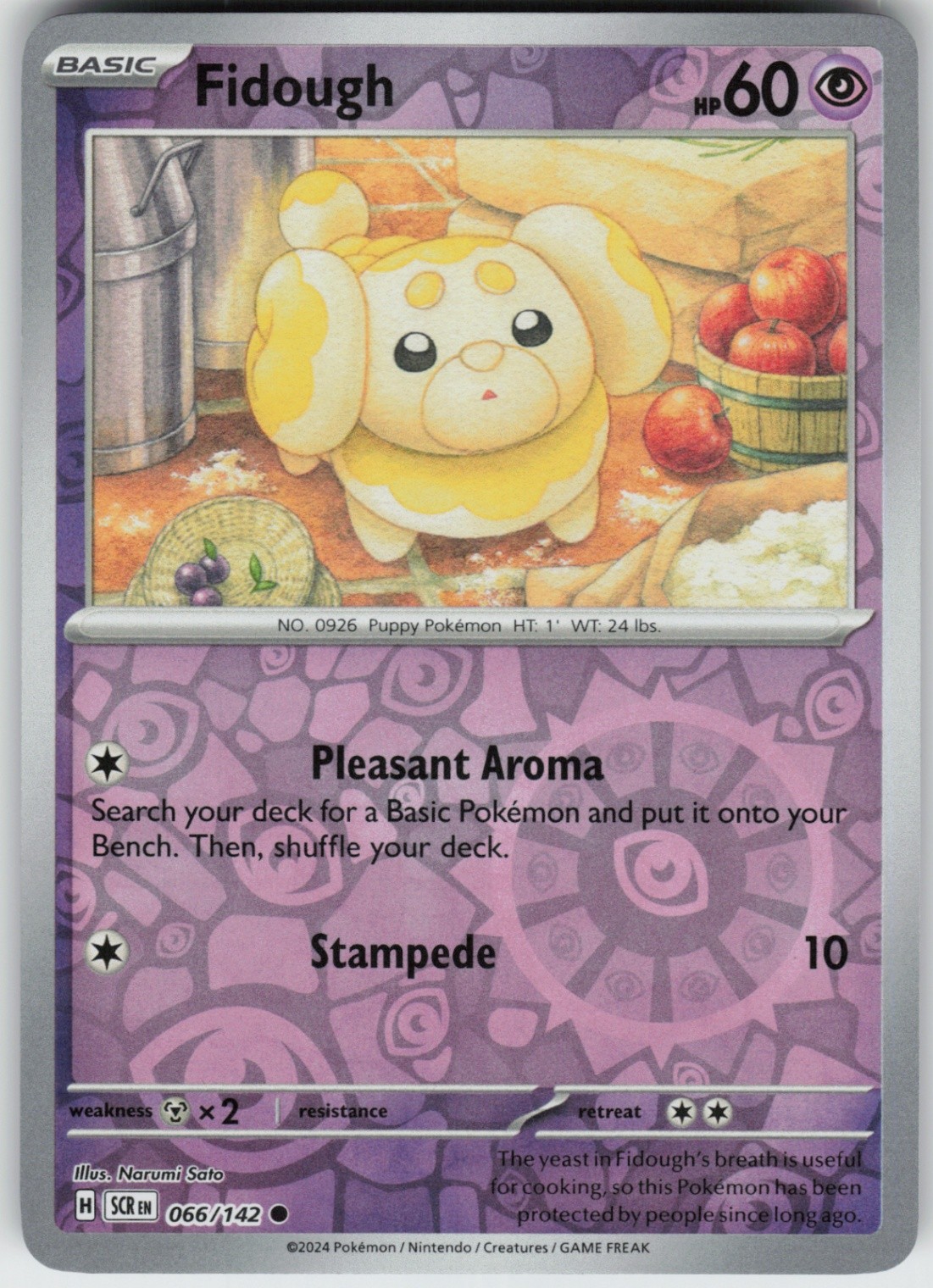 PO-03 Reverse Holo Fidough 066/142 Common SV07: Stellar Crown PO-03 Reverse Holo Fidough 066/142 Common SV07: Stellar Crown